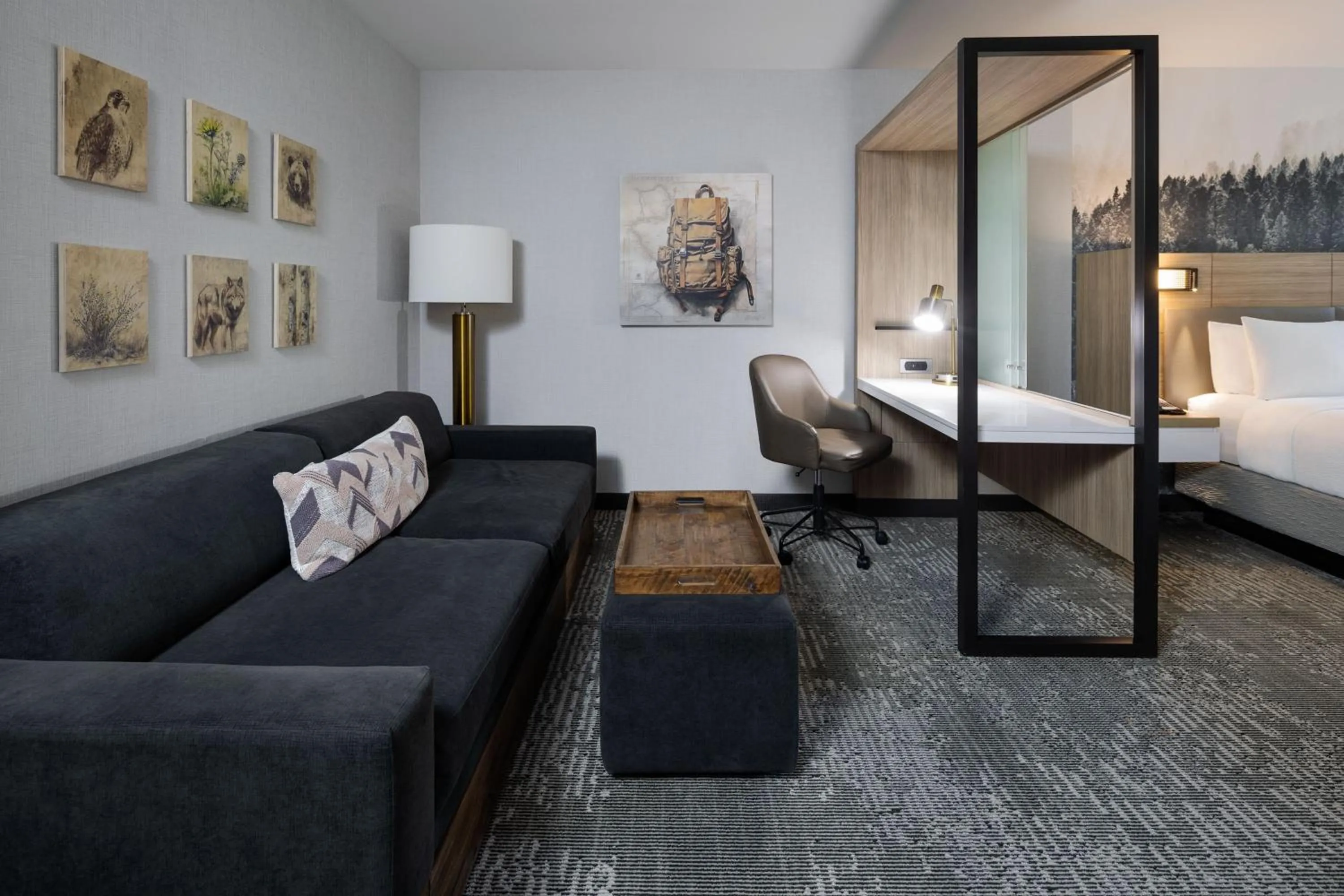 Photo of the whole room, Bed in SpringHill Suites by Marriott Jackson Hole