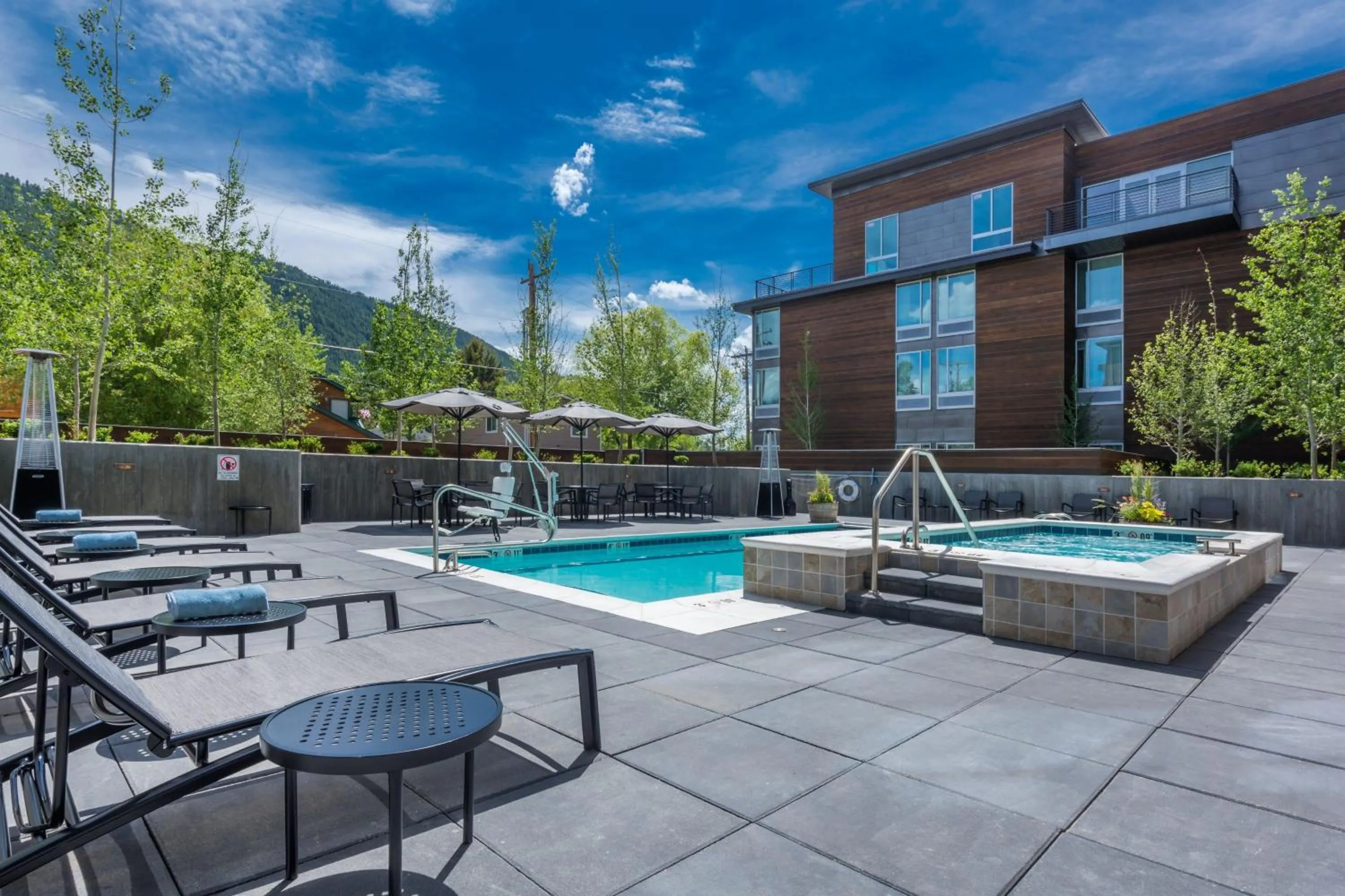 Swimming pool in SpringHill Suites by Marriott Jackson Hole