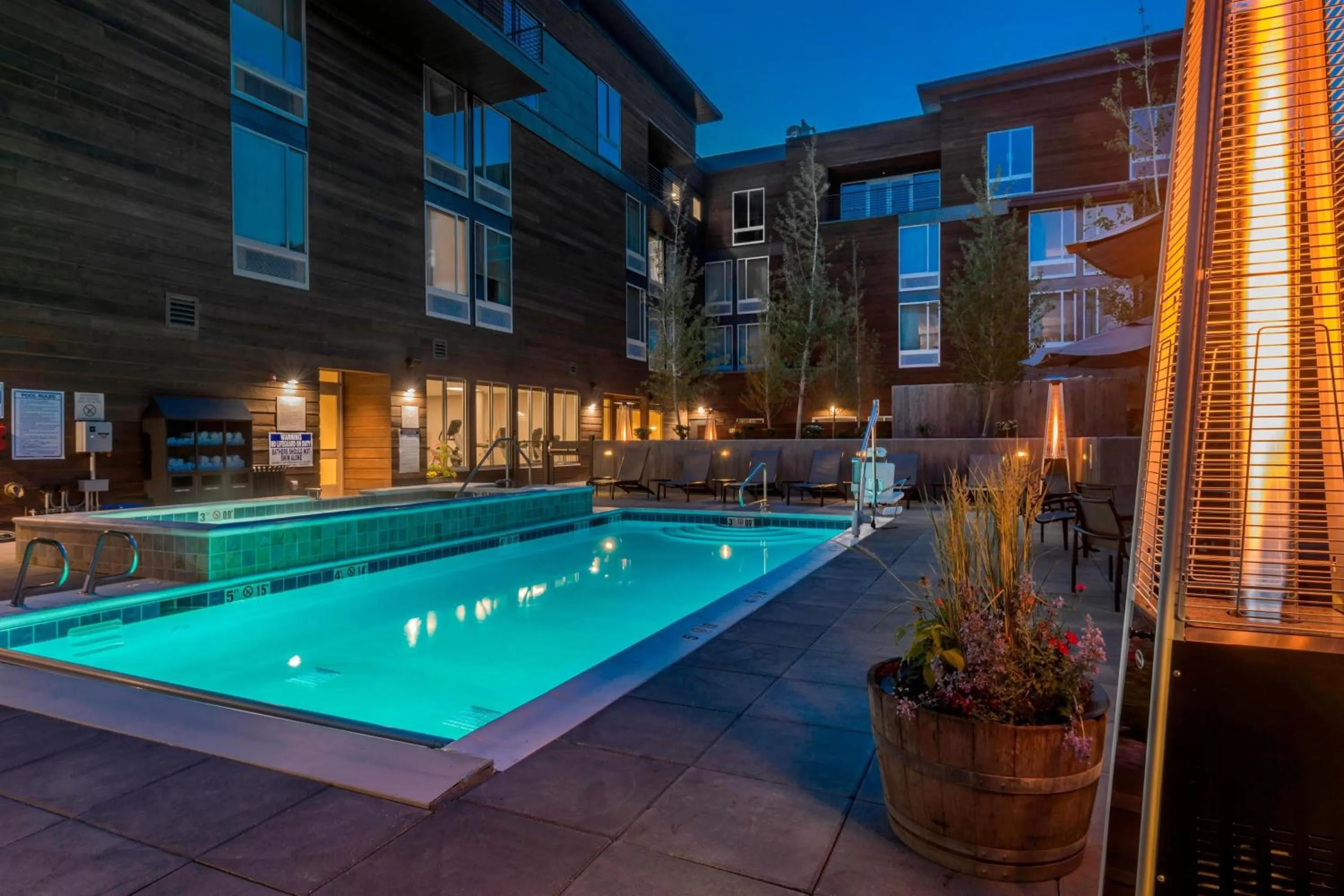 Swimming pool in SpringHill Suites by Marriott Jackson Hole