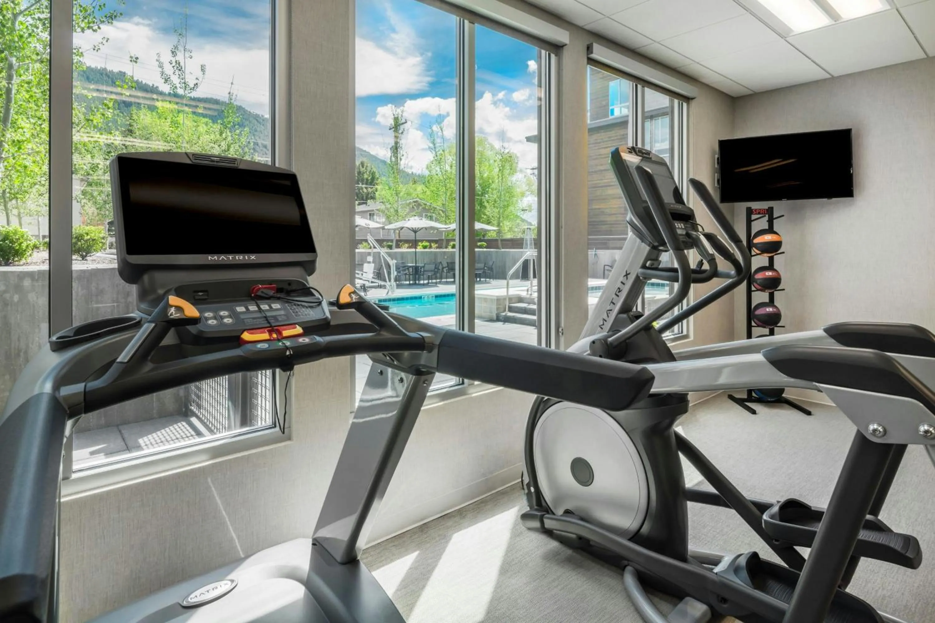 Fitness centre/facilities in SpringHill Suites by Marriott Jackson Hole