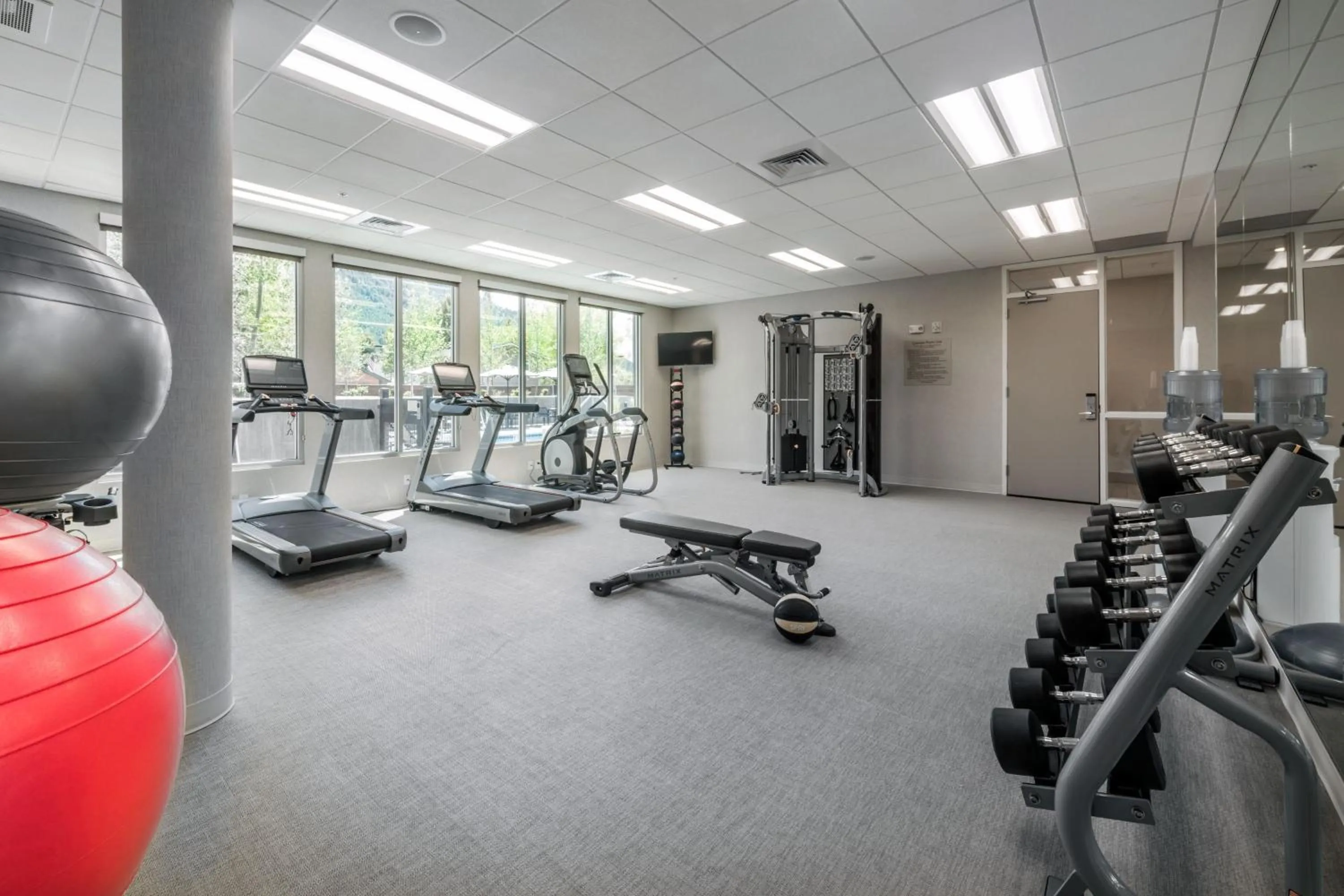 Fitness centre/facilities in SpringHill Suites by Marriott Jackson Hole