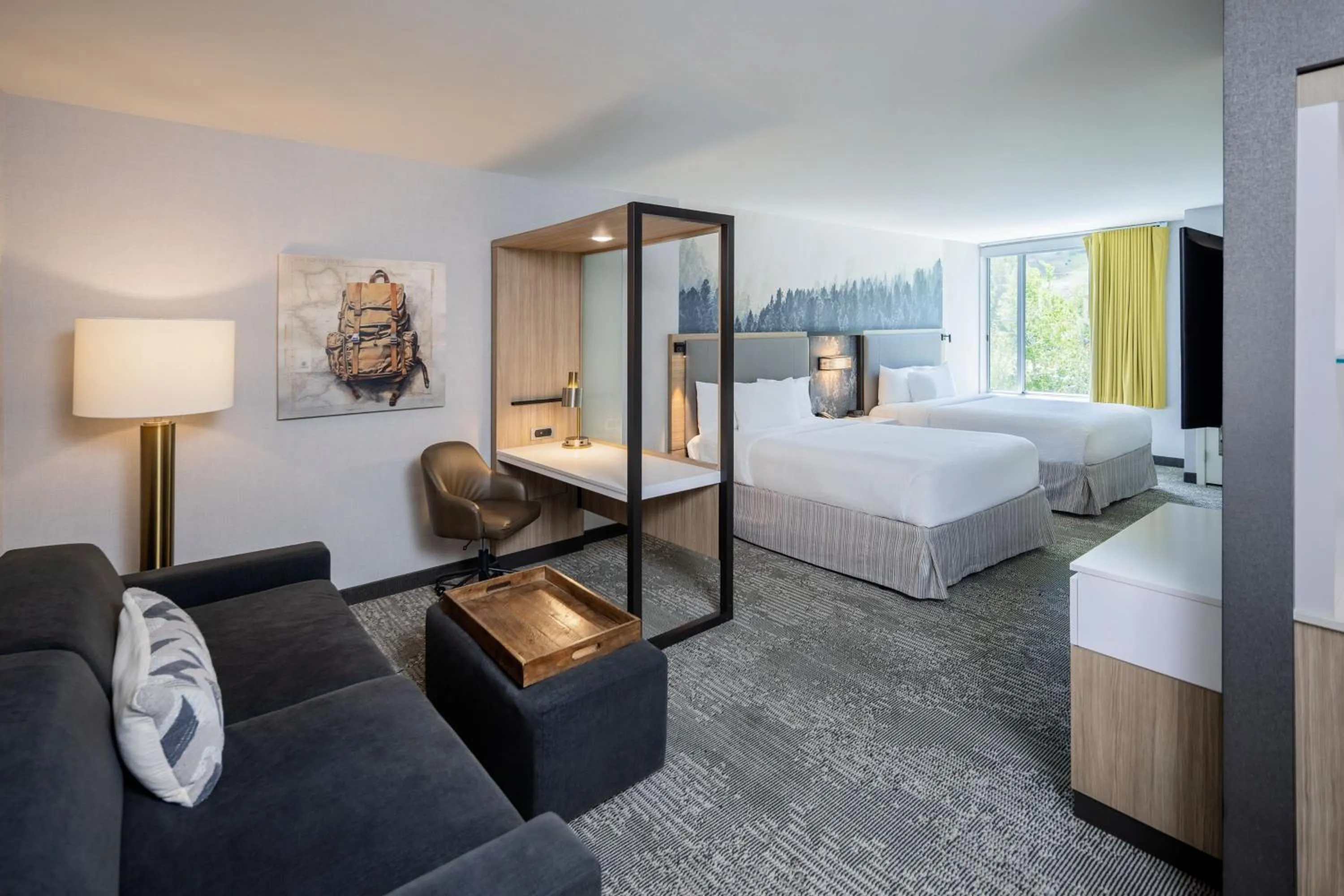 Photo of the whole room, Bed in SpringHill Suites by Marriott Jackson Hole