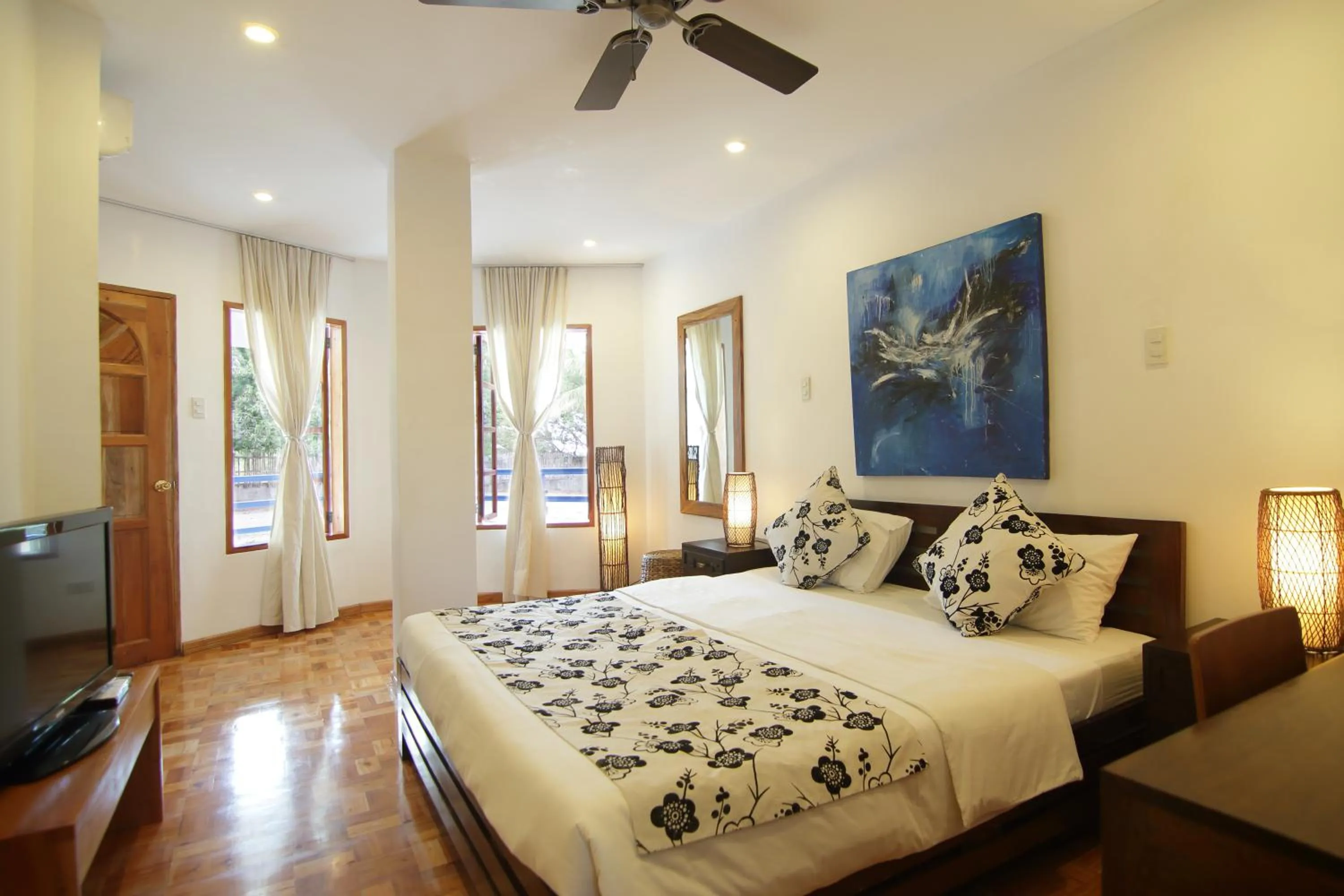 Other, Bed in Villa in Blue