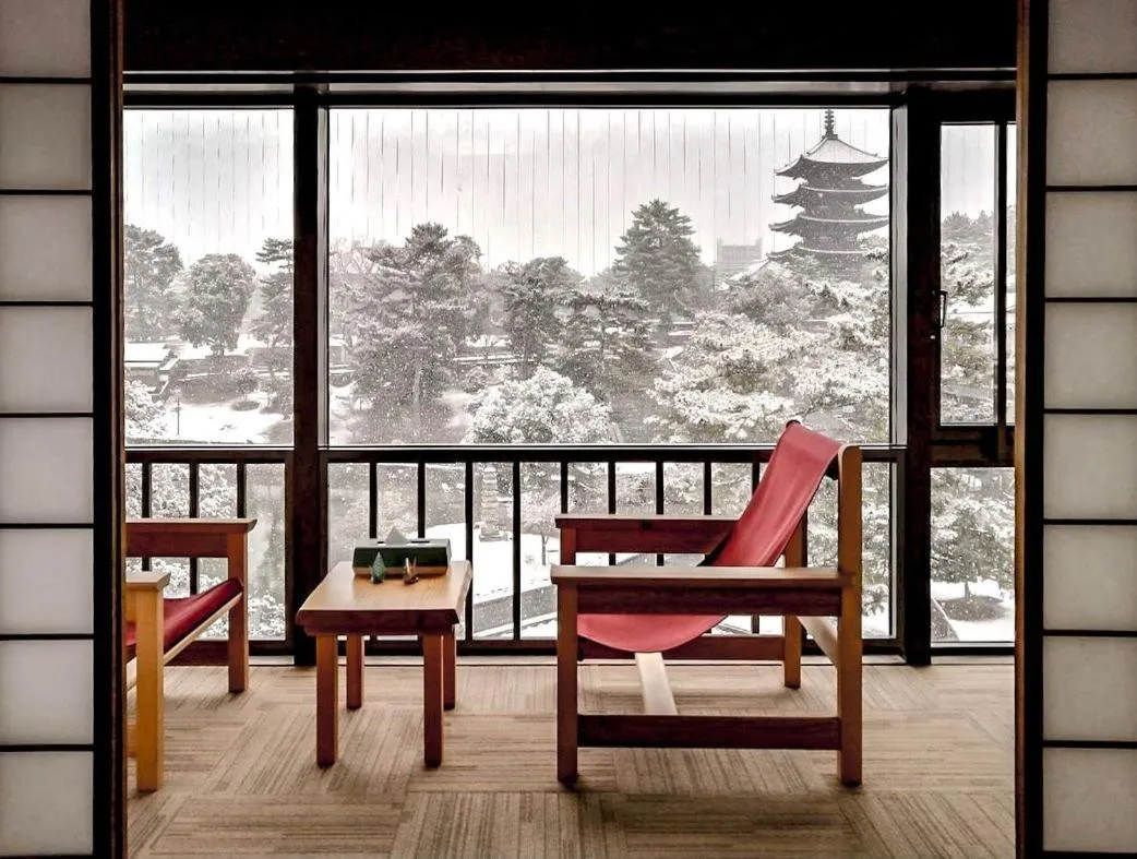 Winter in NARA Visitor Center and Inn