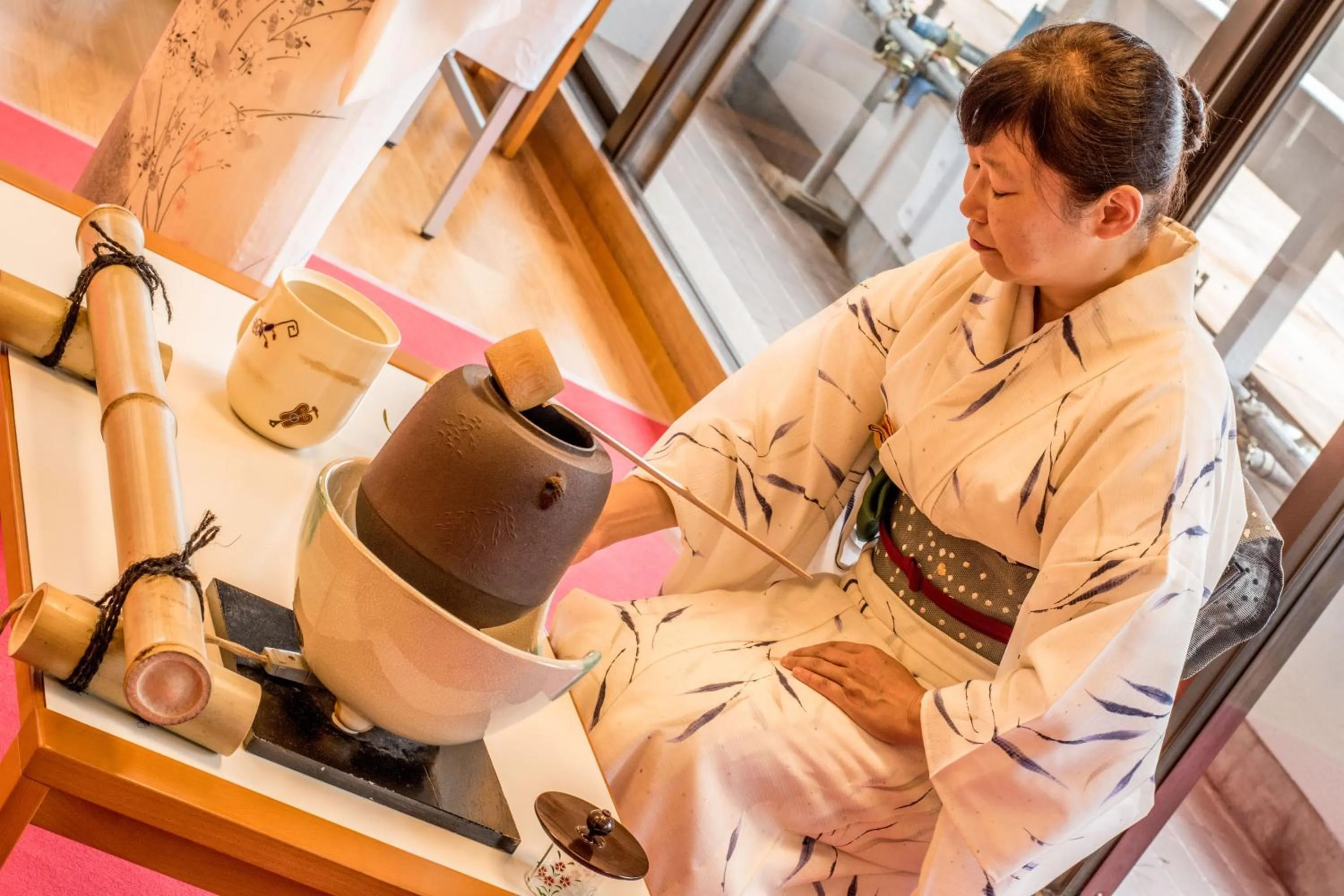 People in NARA Visitor Center and Inn