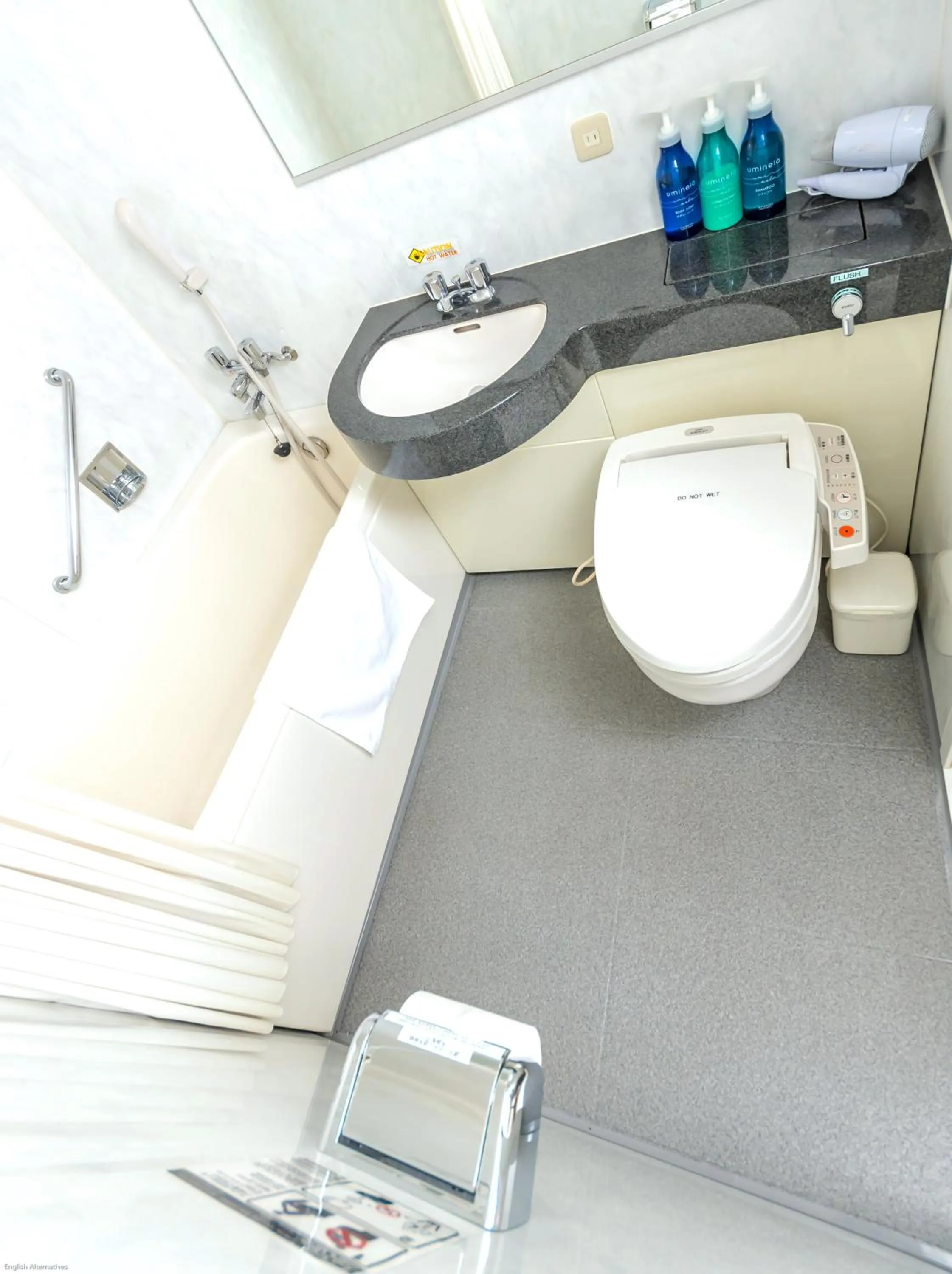 Toilet in NARA Visitor Center and Inn