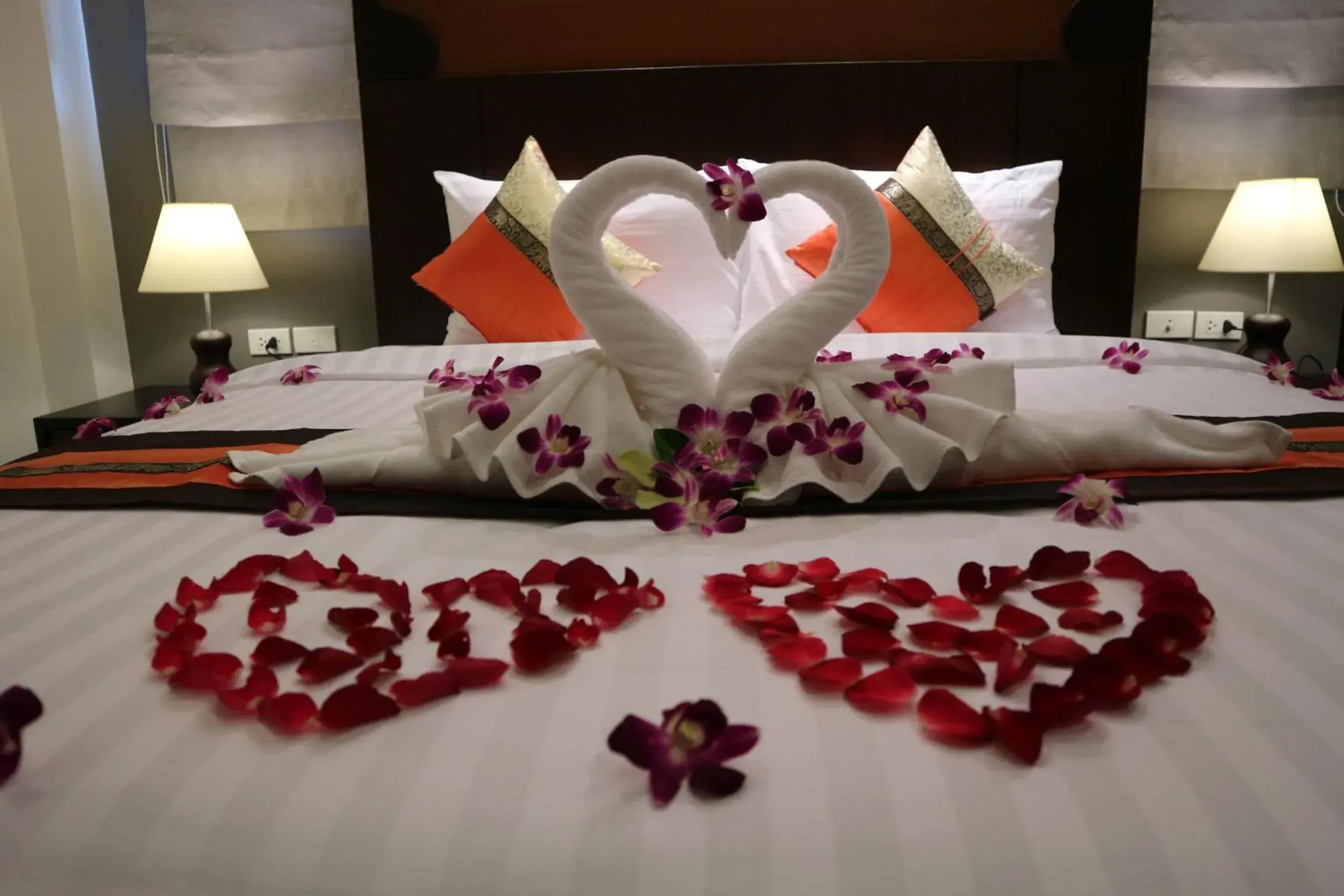 Decorative detail, Bed in The Best Ao Nang Villas Decorative detail, Bed in The Best Ao Nang Villas