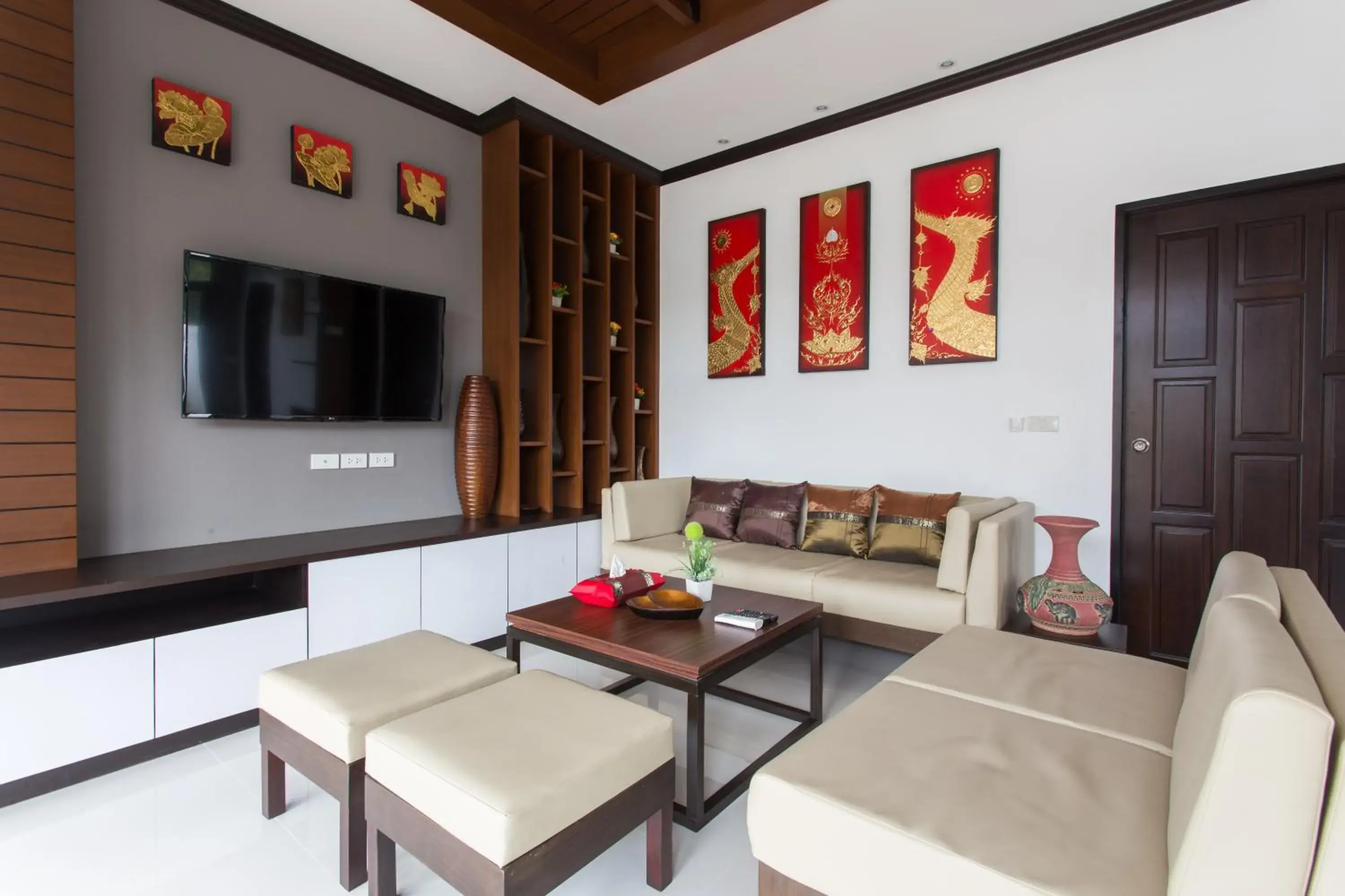 Living room in The Best Ao Nang Villas Living room in The Best Ao Nang Villas
