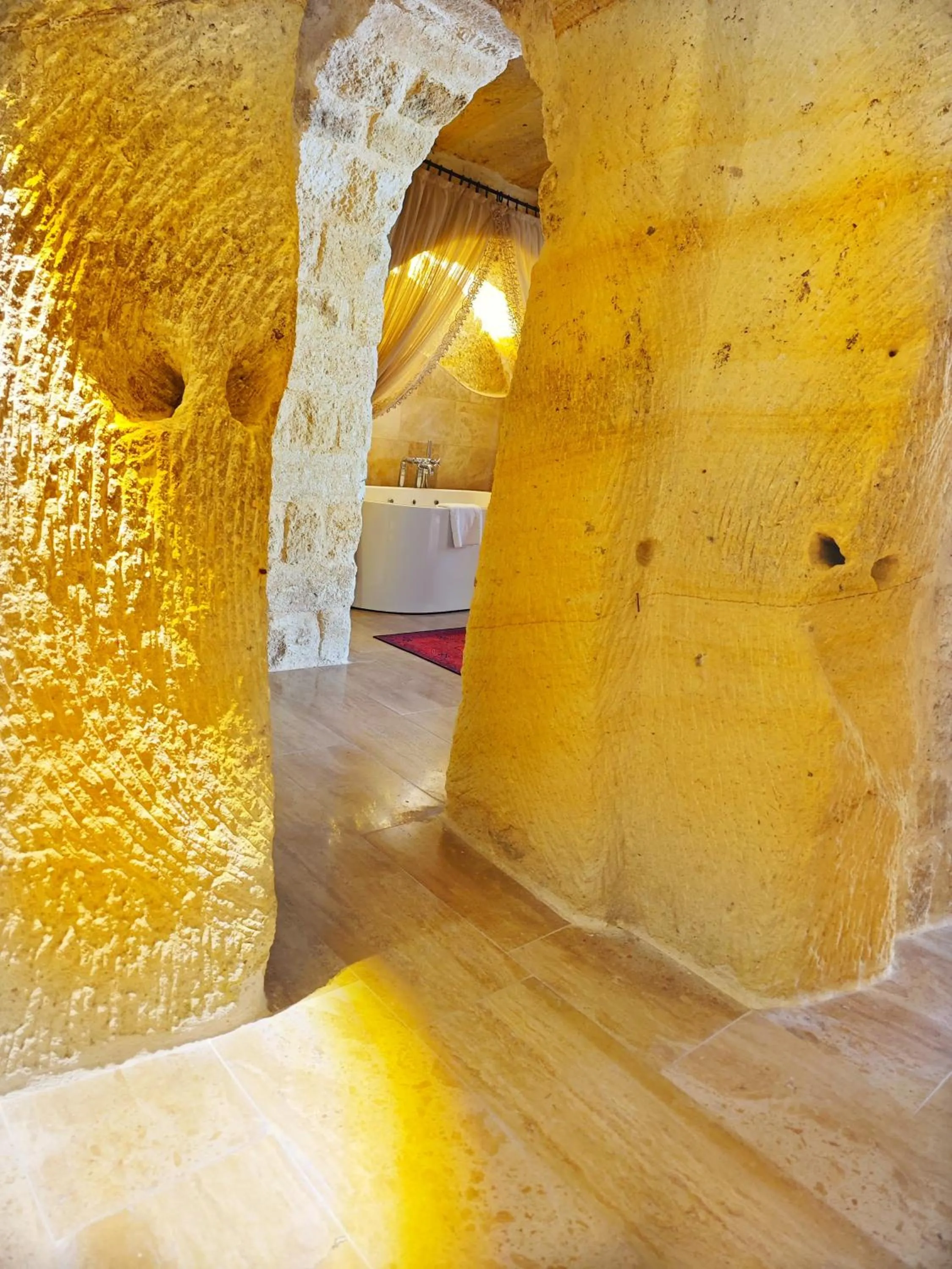 Landmark view in Acropolis Cave Suite