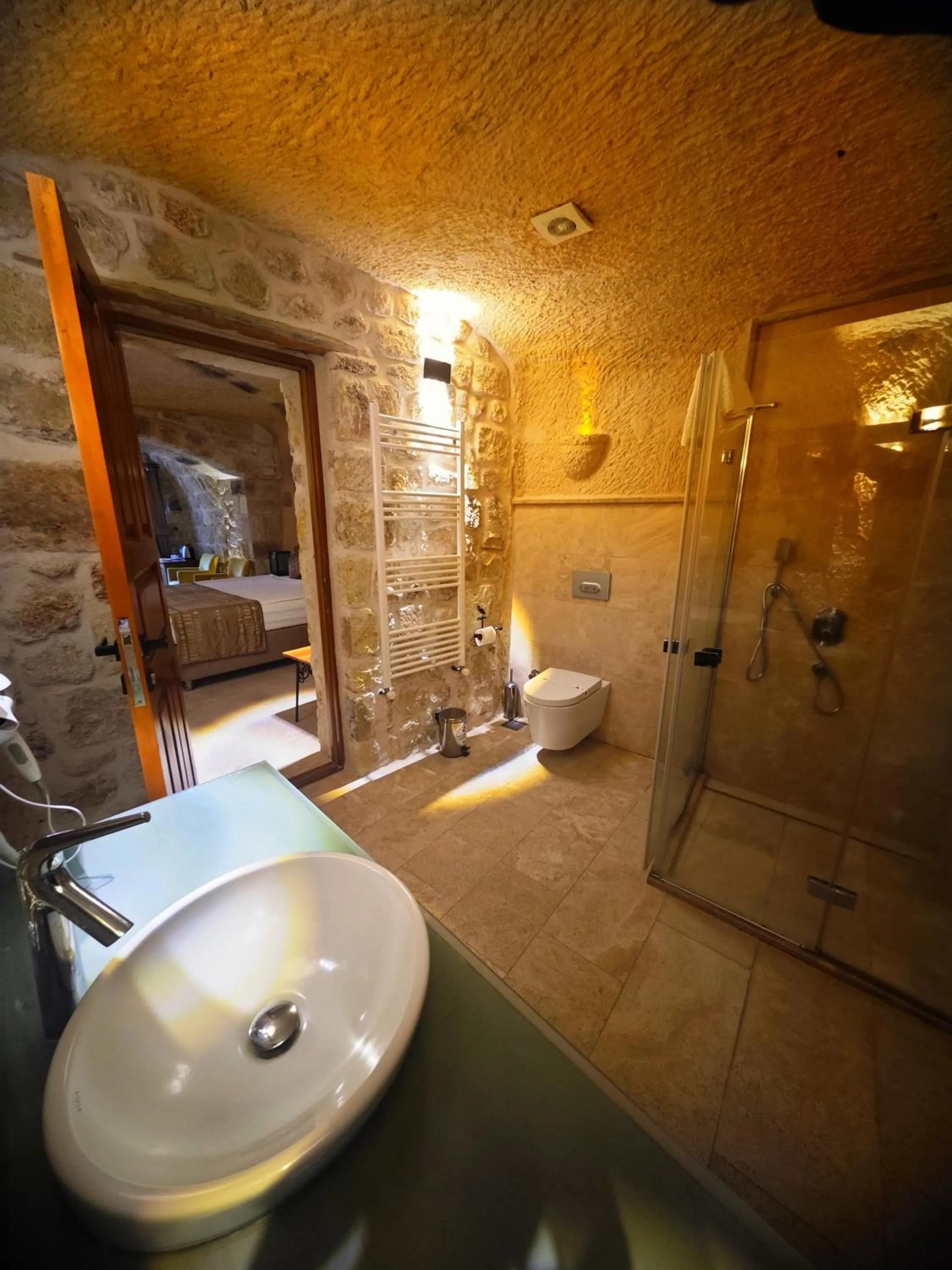 Bathroom in Acropolis Cave Suite