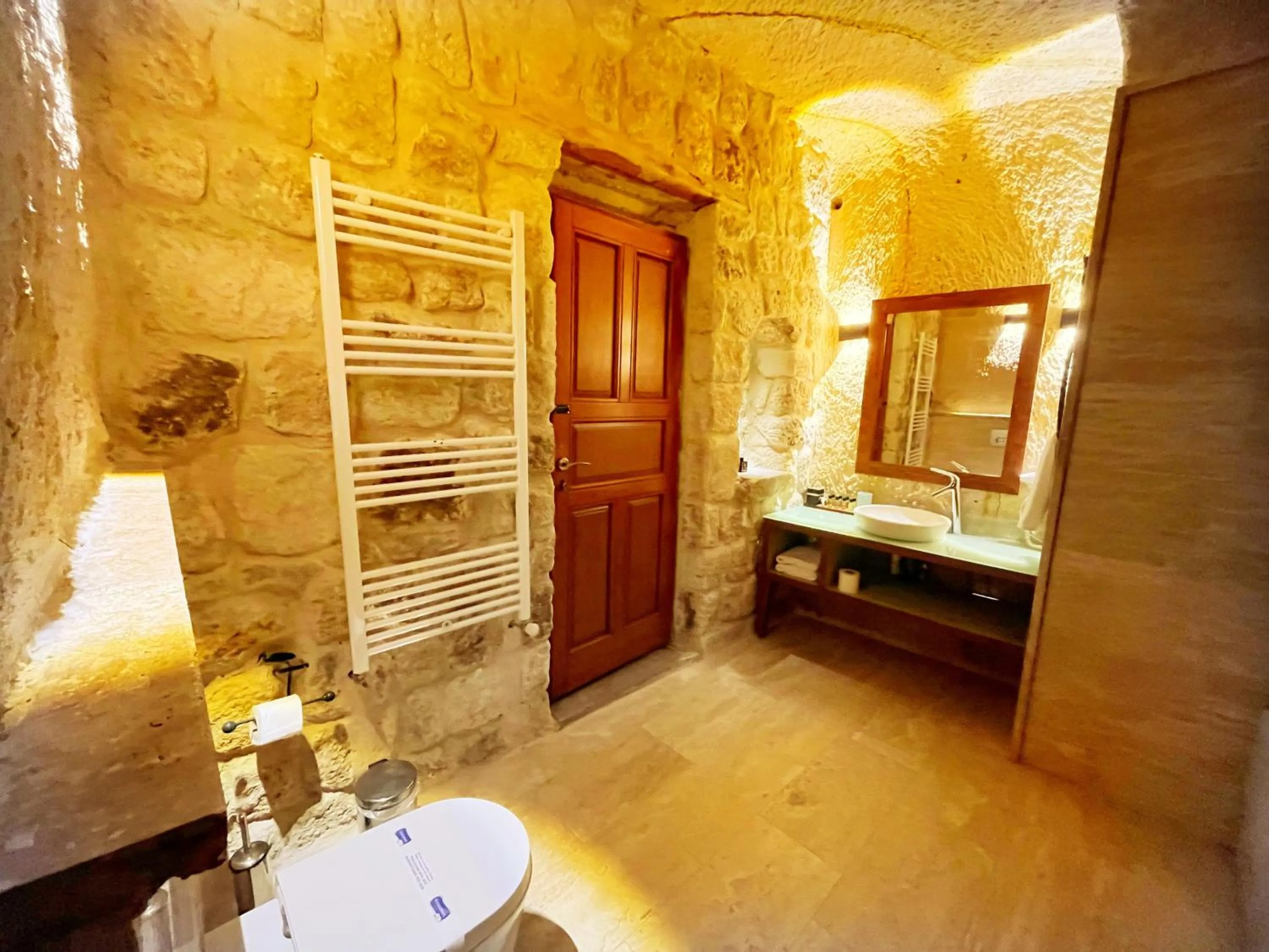 Bathroom in Acropolis Cave Suite