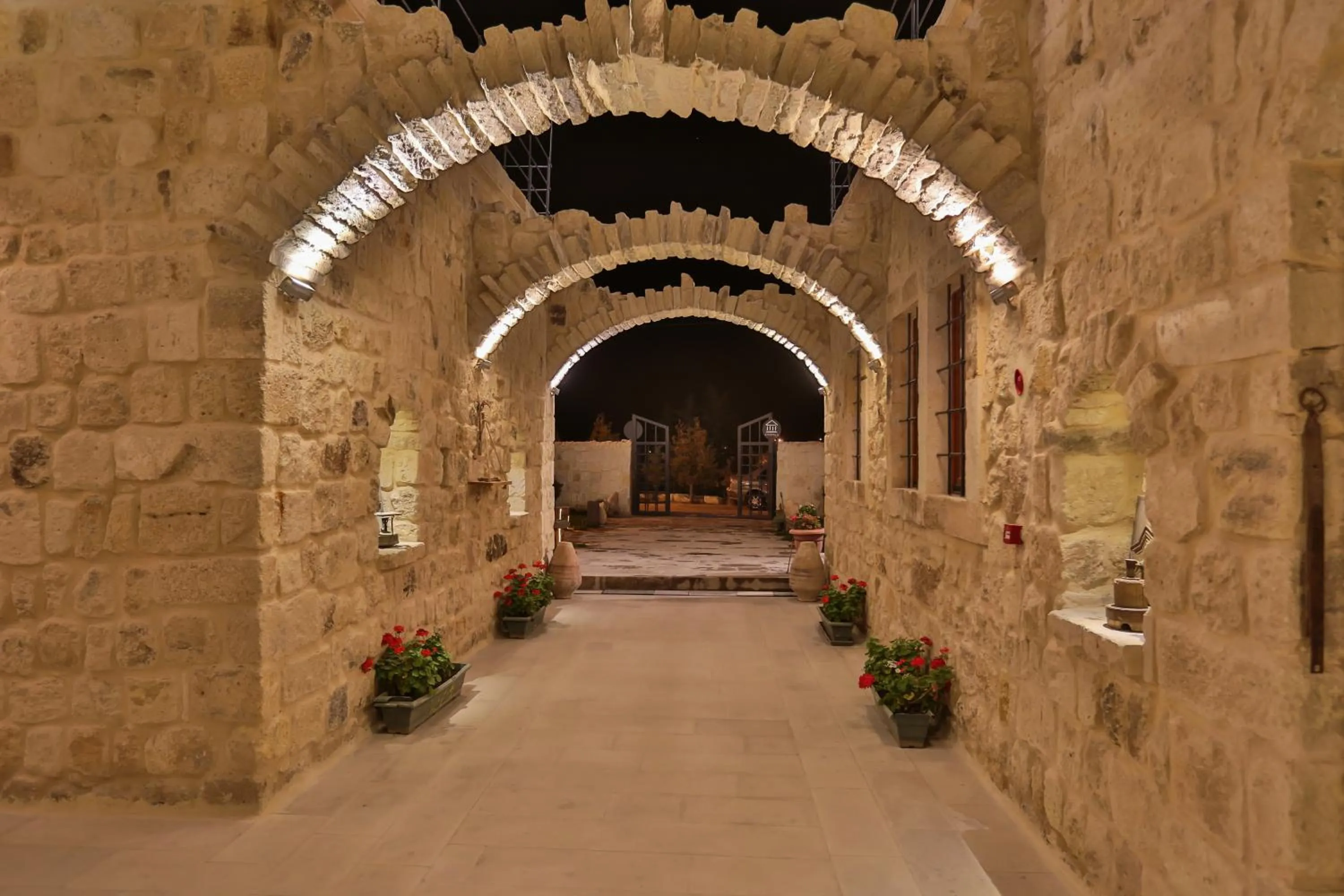 Facade/entrance in Acropolis Cave Suite