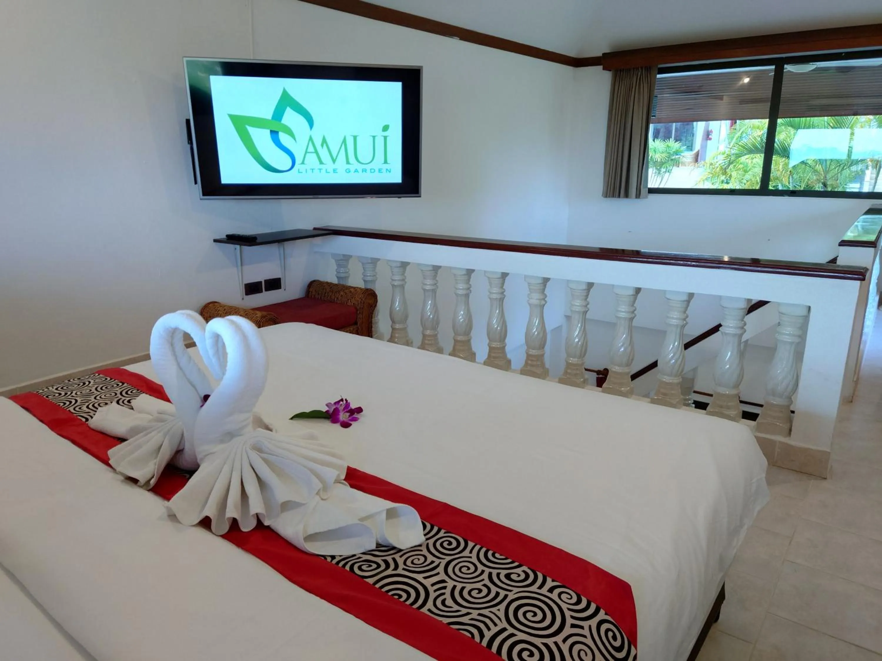 TV and multimedia, Bed in Samui Little Garden Resort