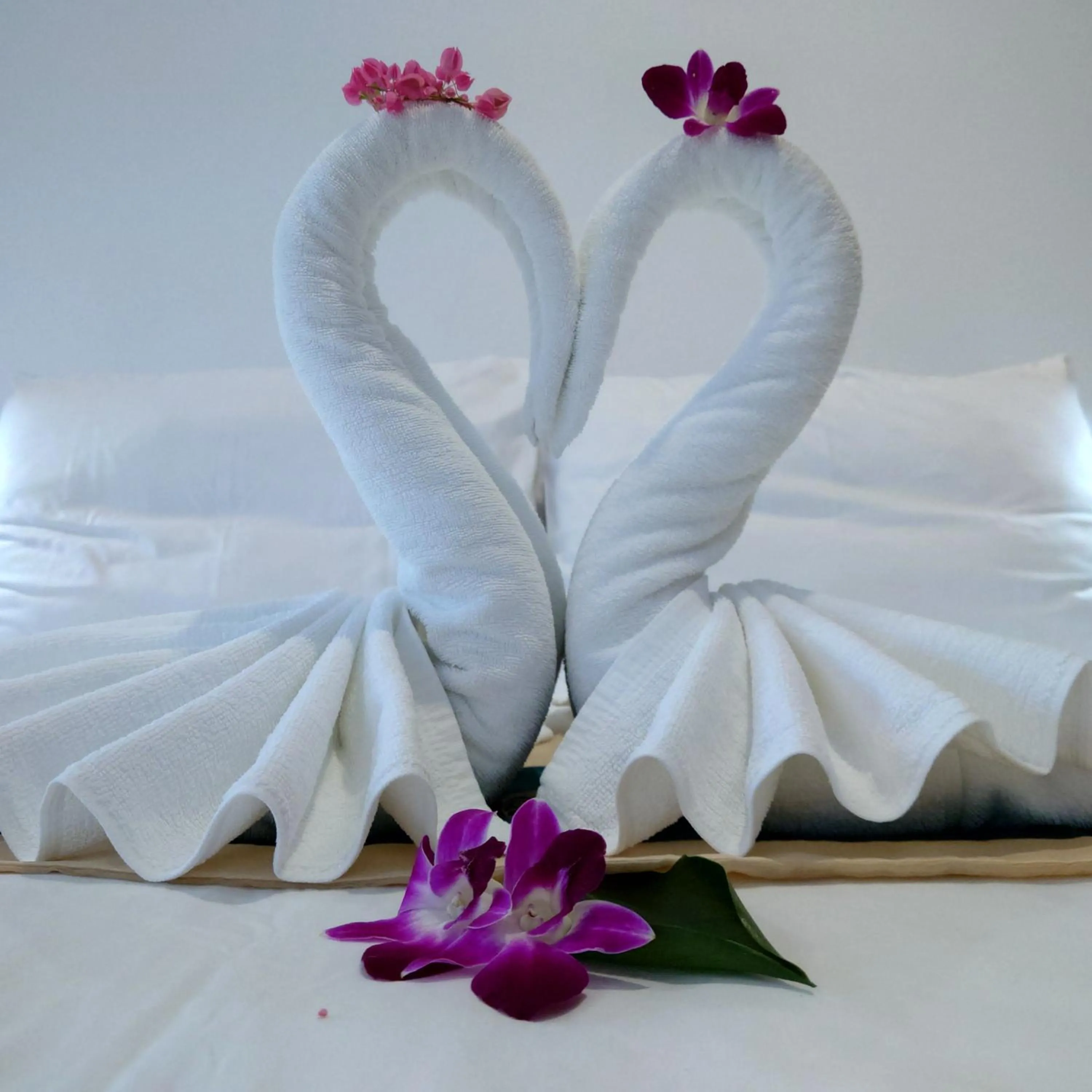 Bed in Samui Little Garden Resort