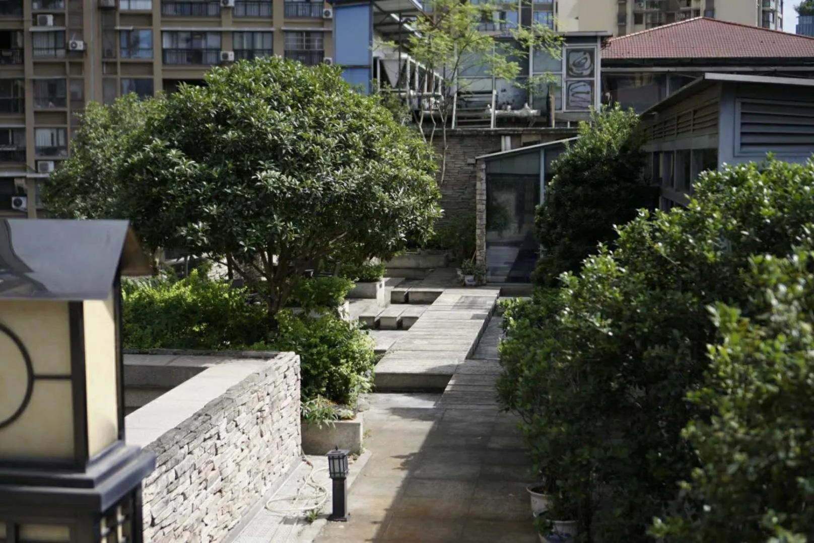Garden in Jin-Tai Holiday Hotel