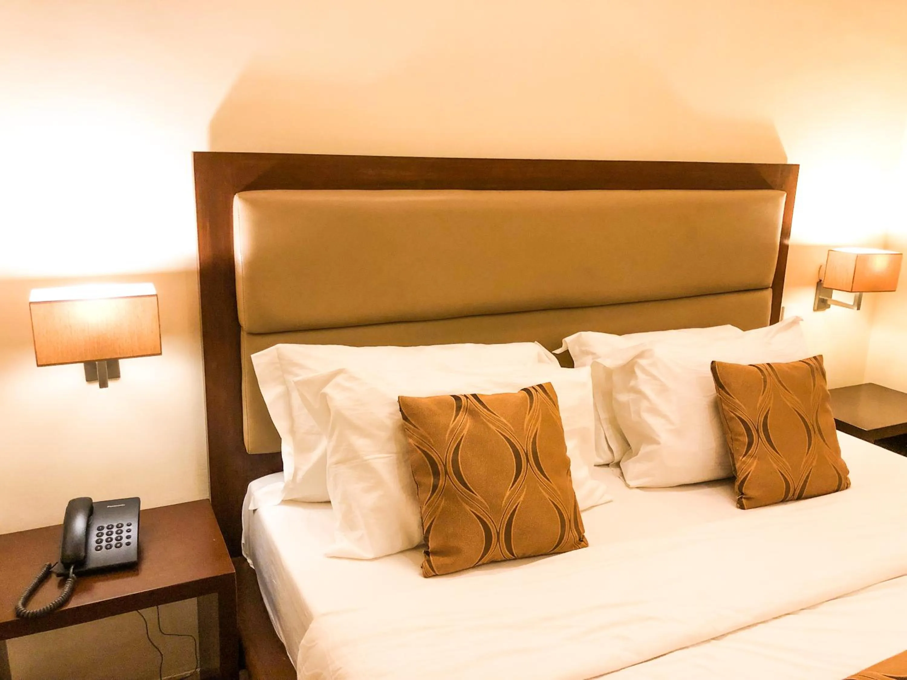 Decorative detail, Bed in The Piccolo Hotel of Boracay