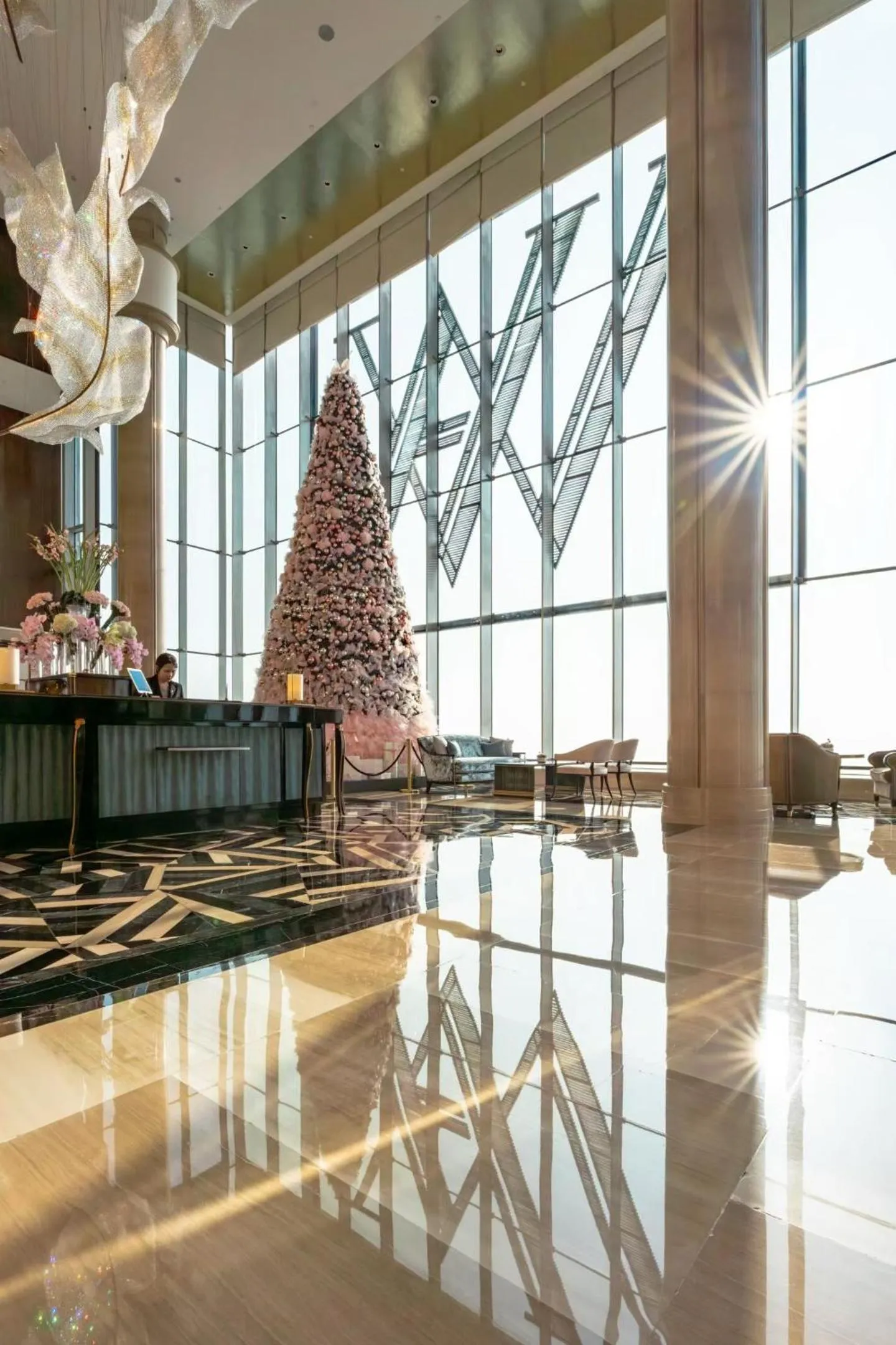Lobby or reception in Waldorf Astoria Chengdu