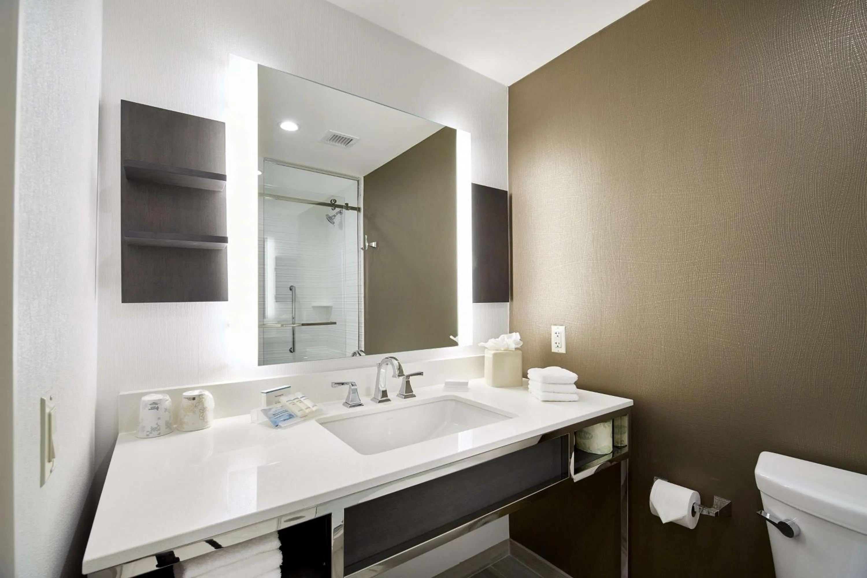 Bathroom in Hilton Garden Inn Roslyn