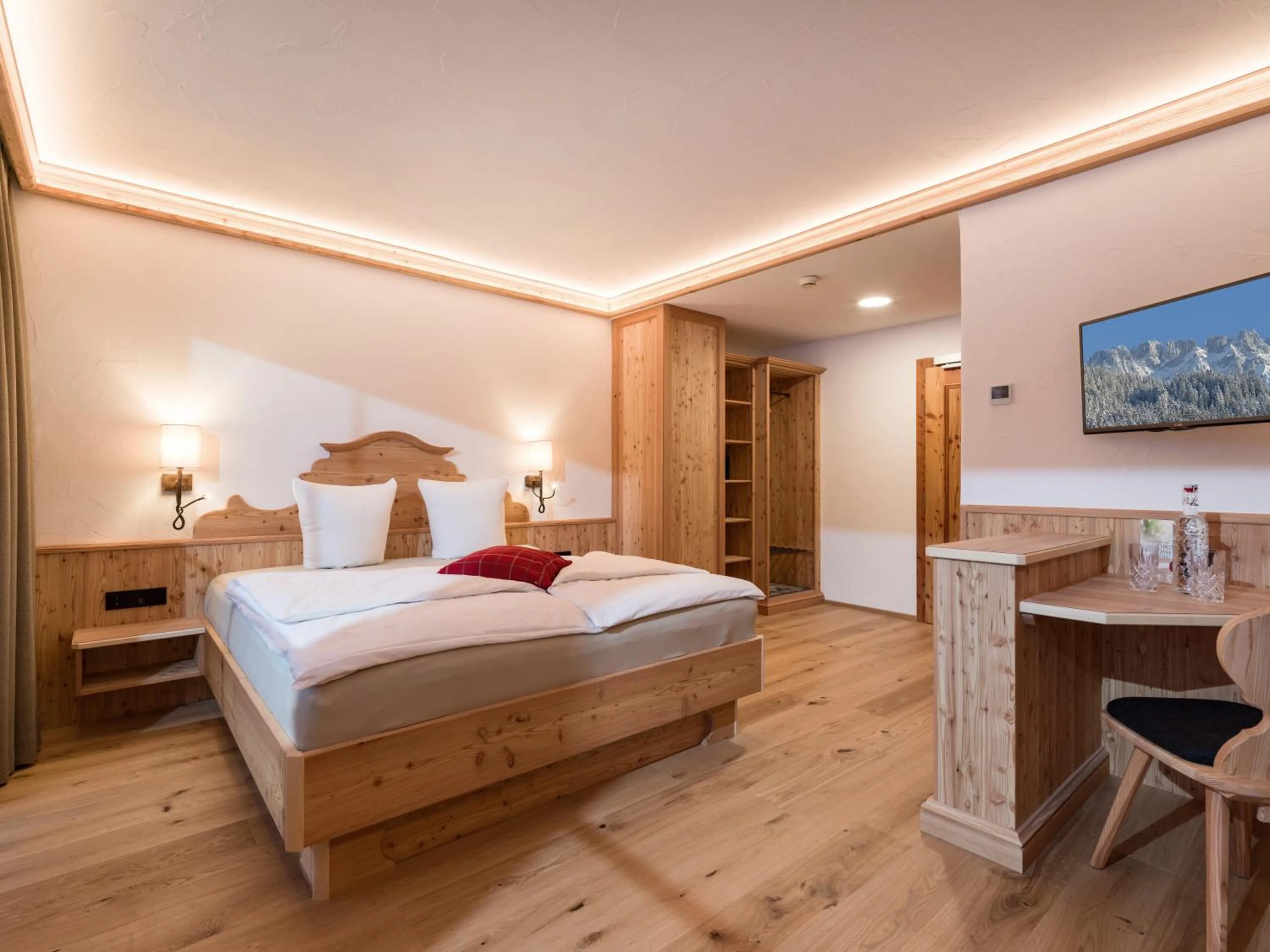 Bed in Hotel Ritterhof Ellmau