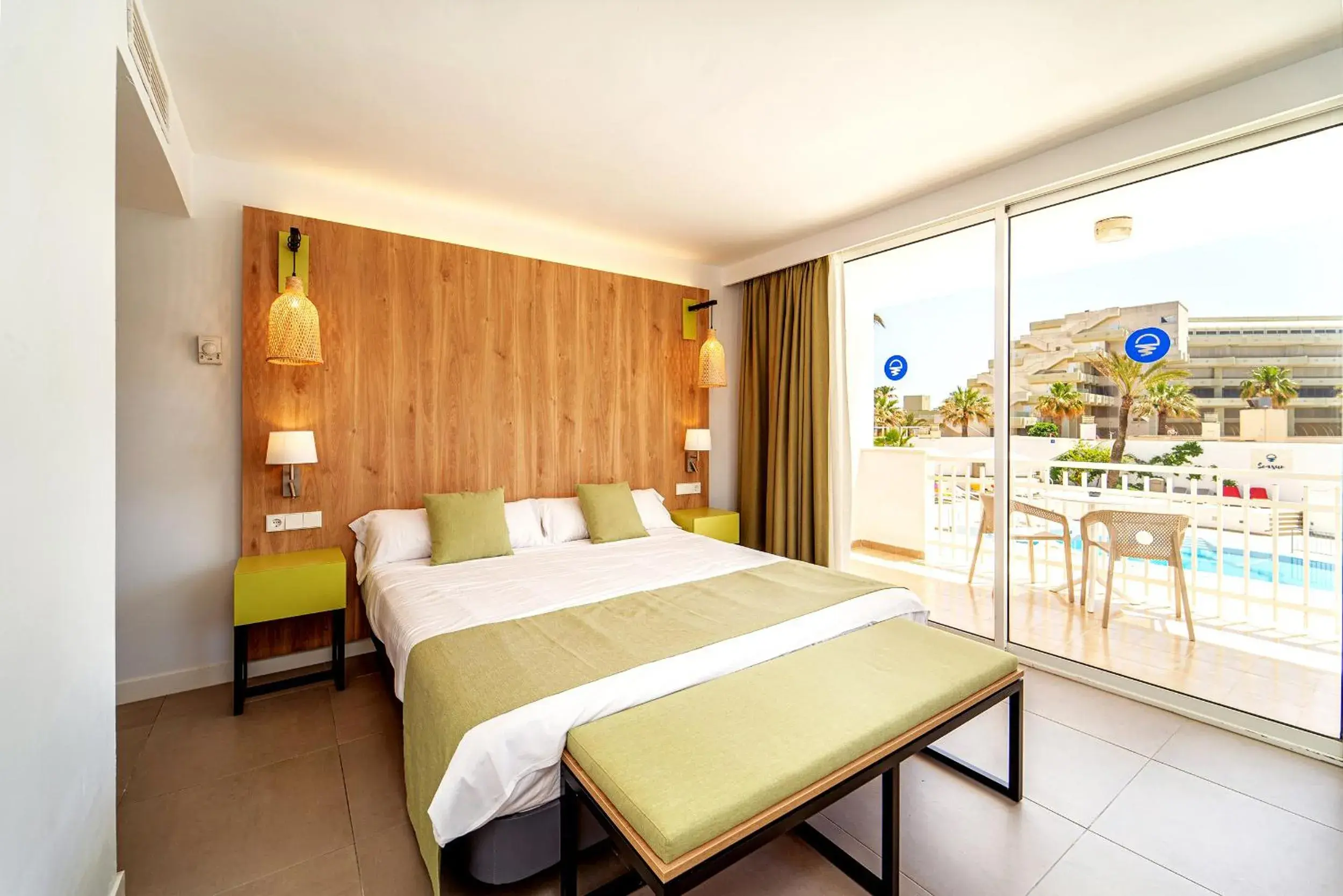 View (from property/room), Bed in Ibersol Siurell View (from property/room), Bed in Ibersol Siurell