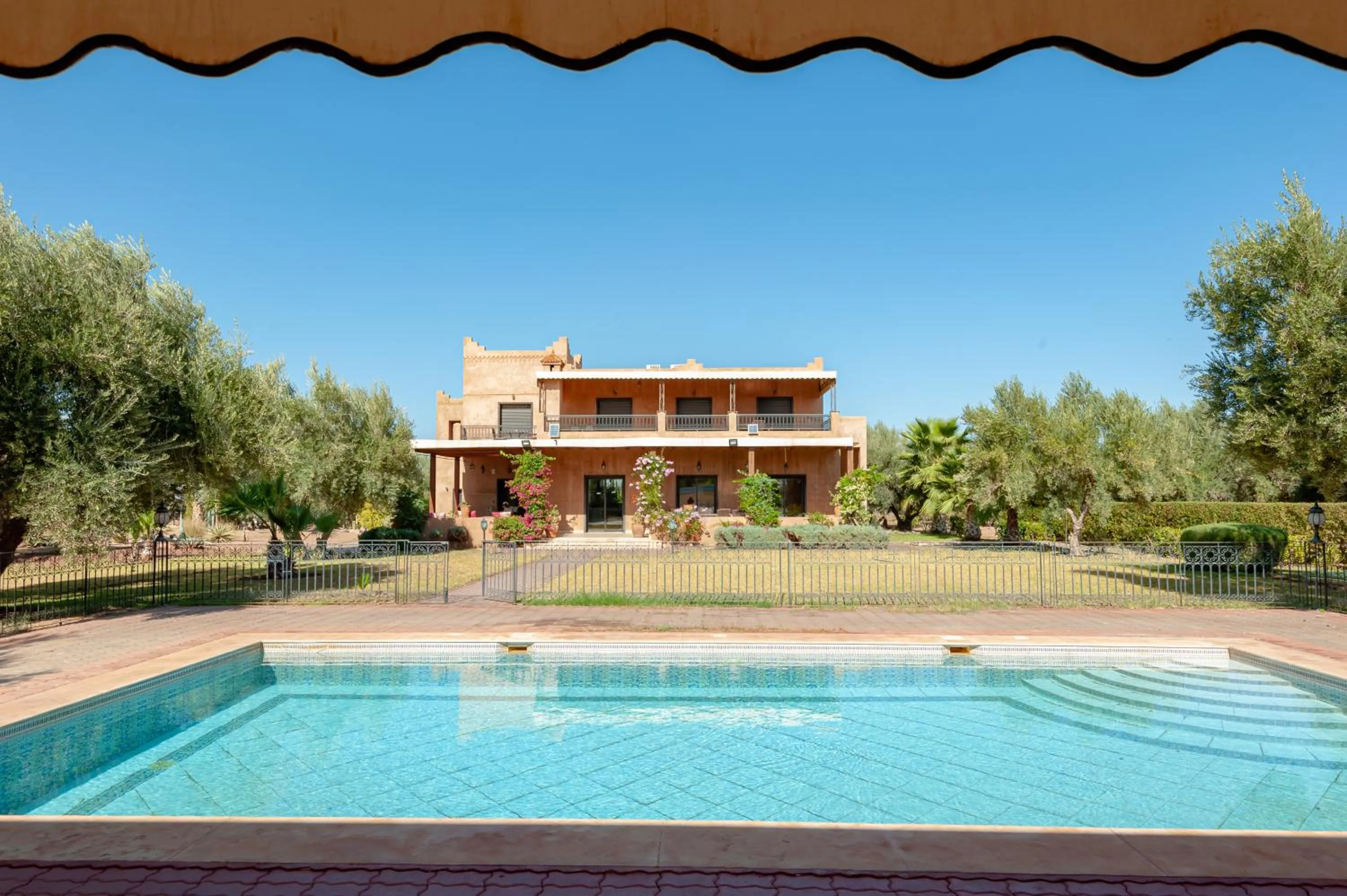 Pool view in Ferme Sidi Safou & Spa