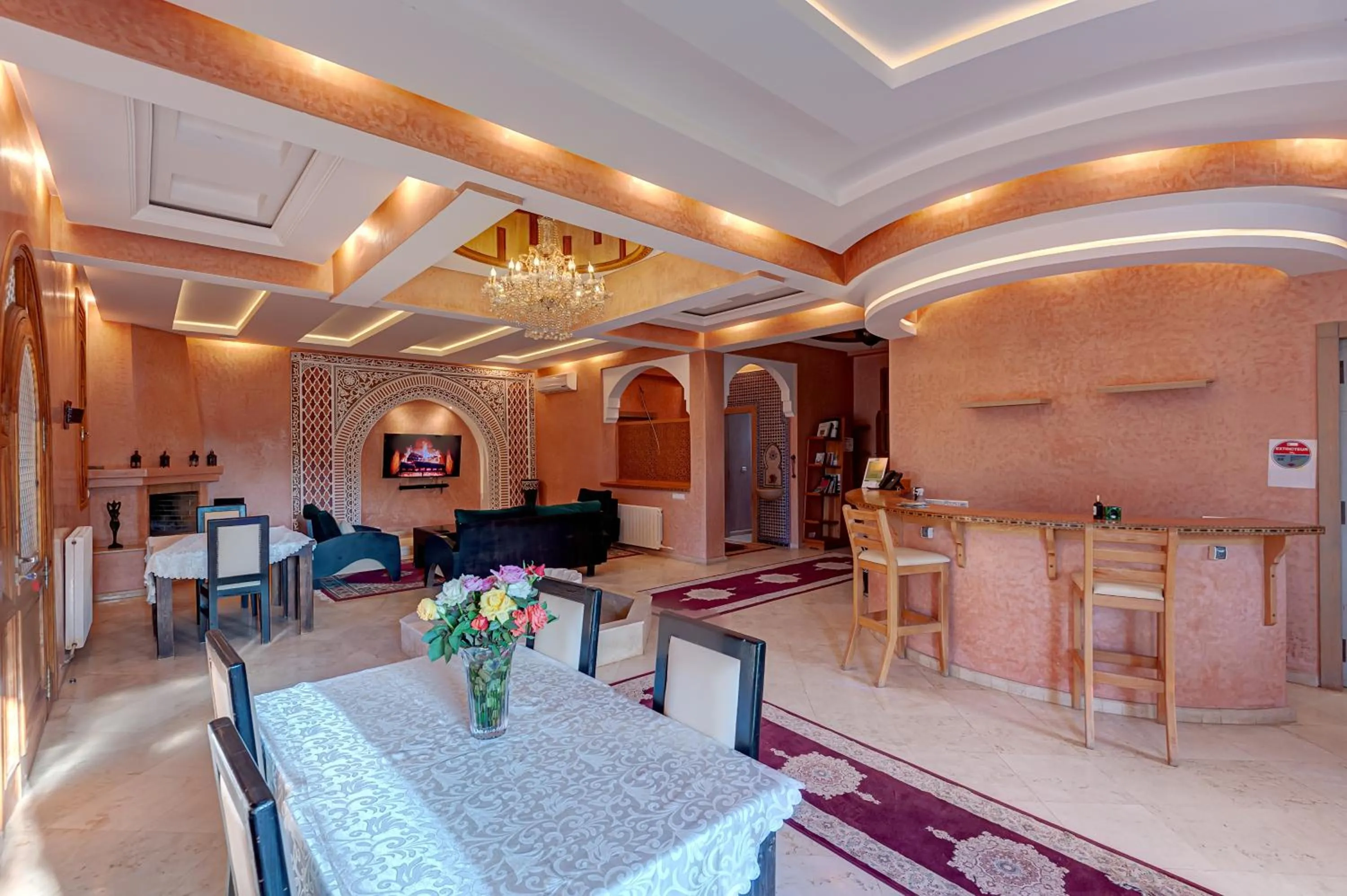 Seating area in Ferme Sidi Safou & Spa