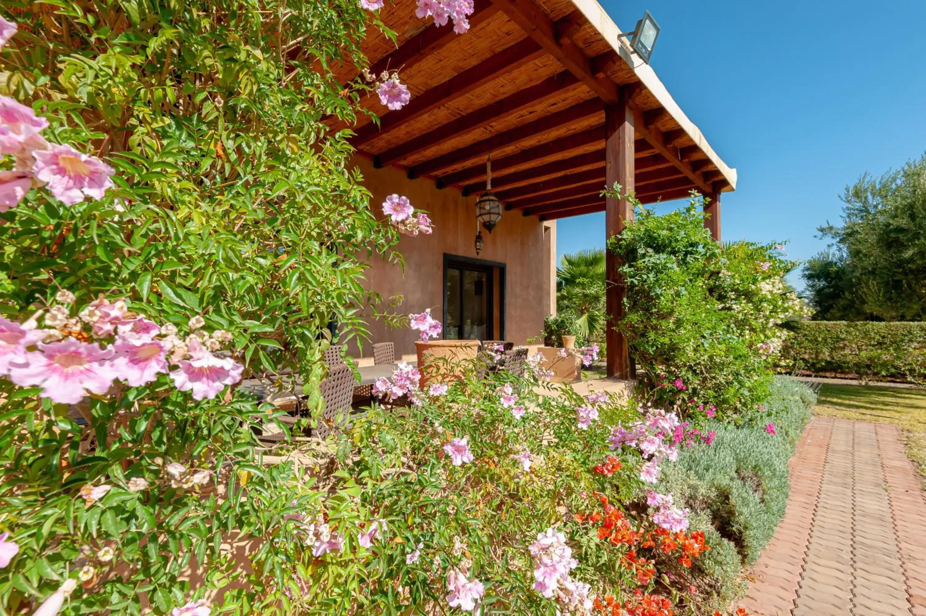 Garden view in Ferme Sidi Safou & Spa Garden view in Ferme Sidi Safou & Spa
