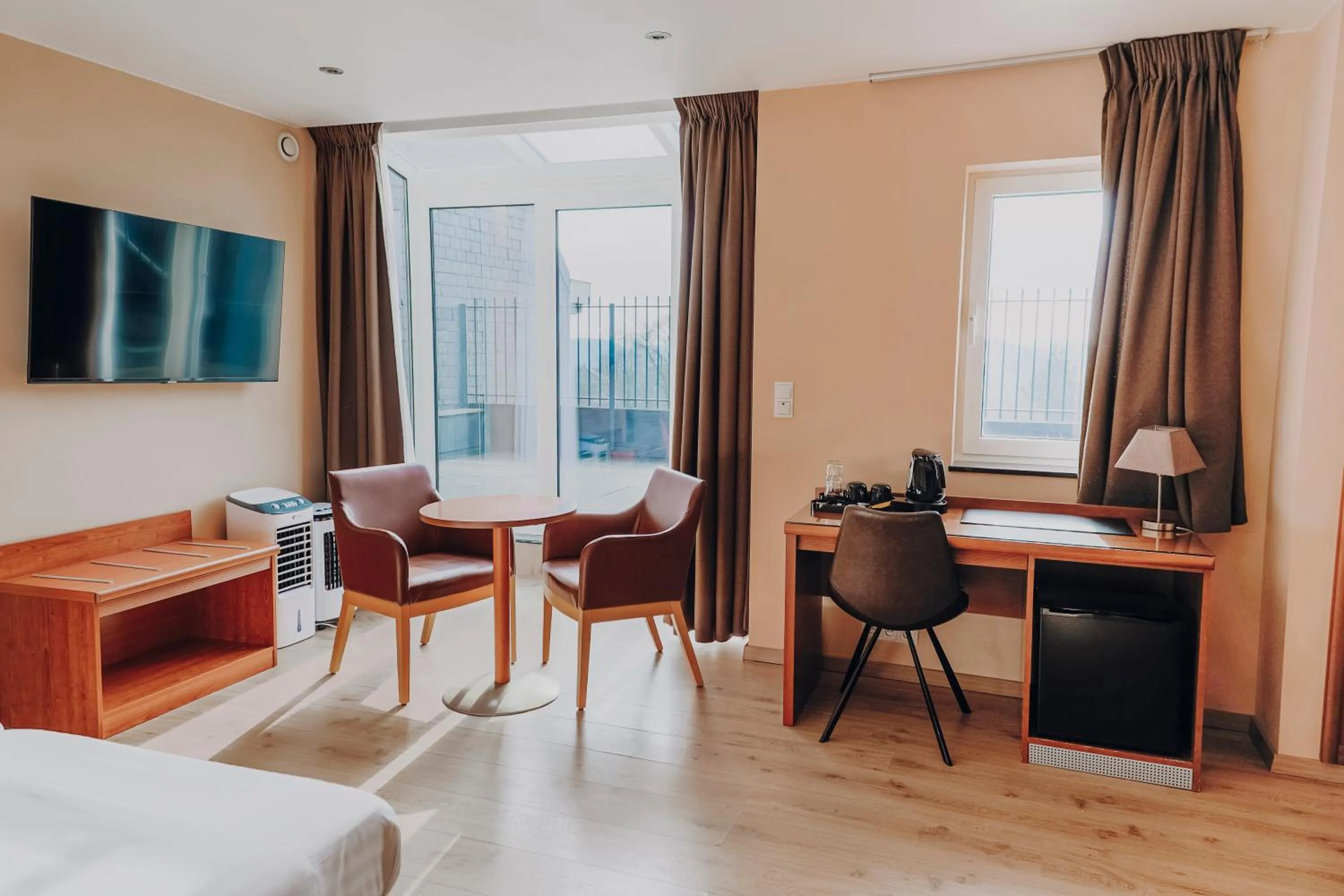 Patio in Hotel Melba