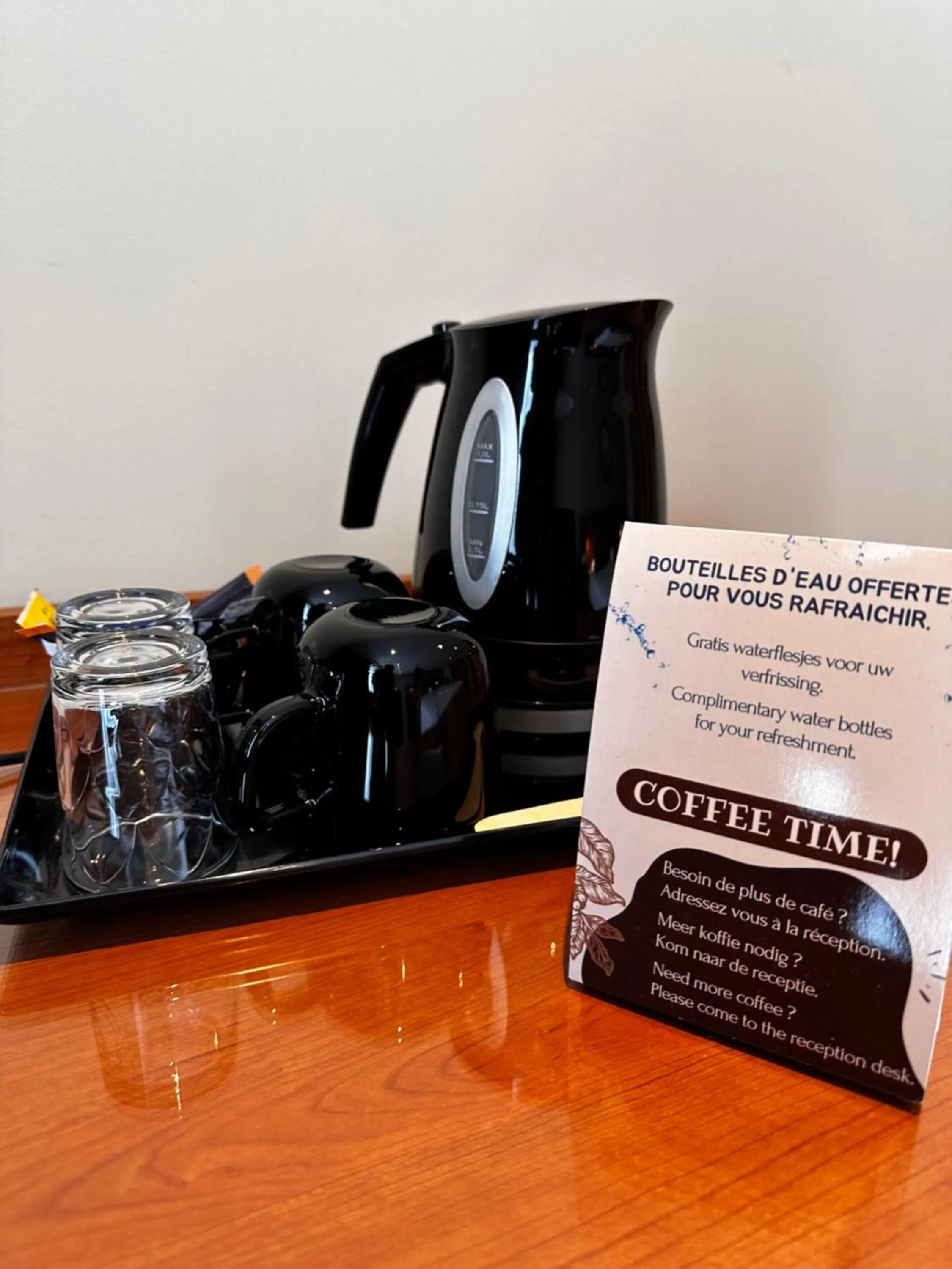 Coffee/tea facilities in Hotel Melba
