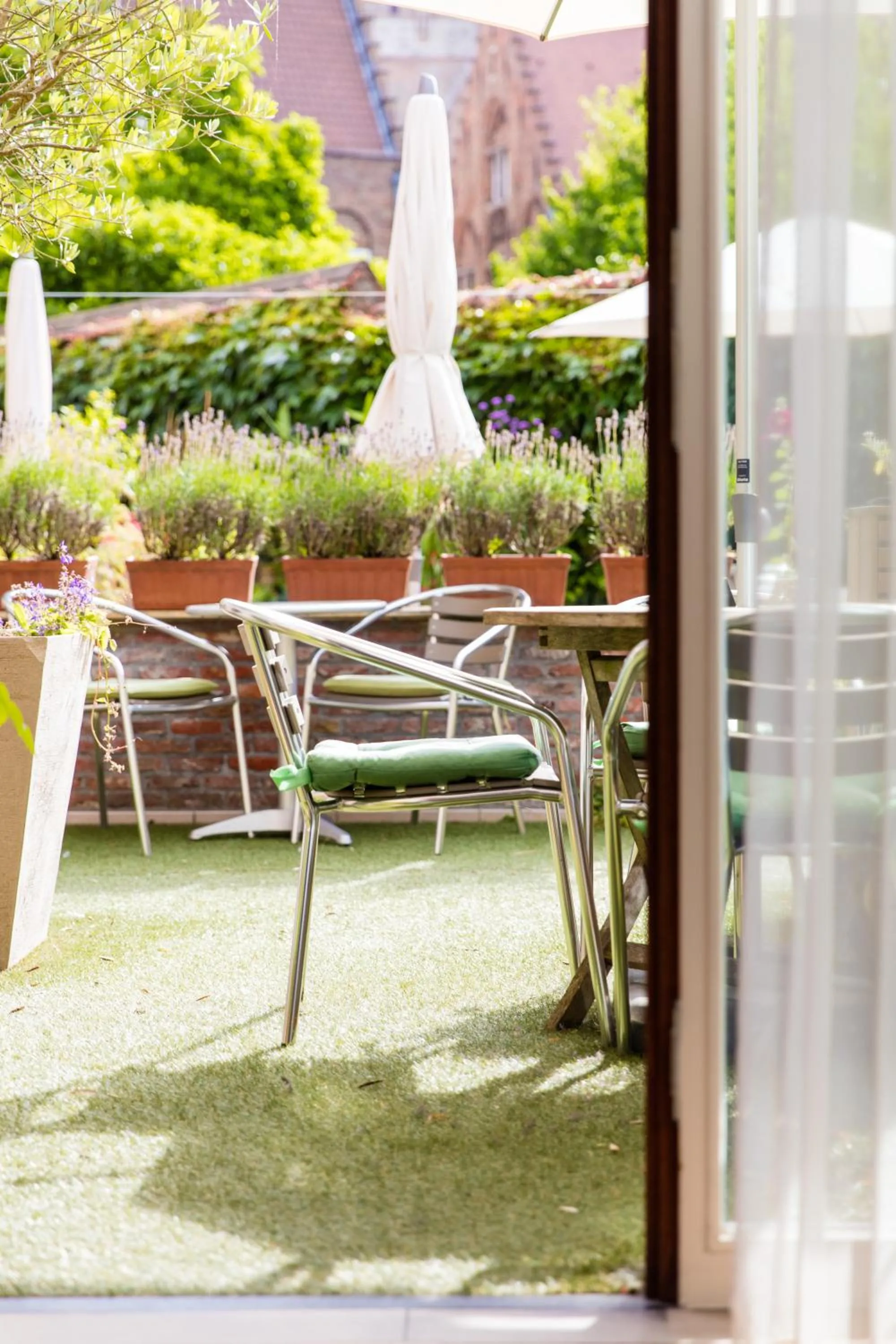 Patio in Bonobo Apartments