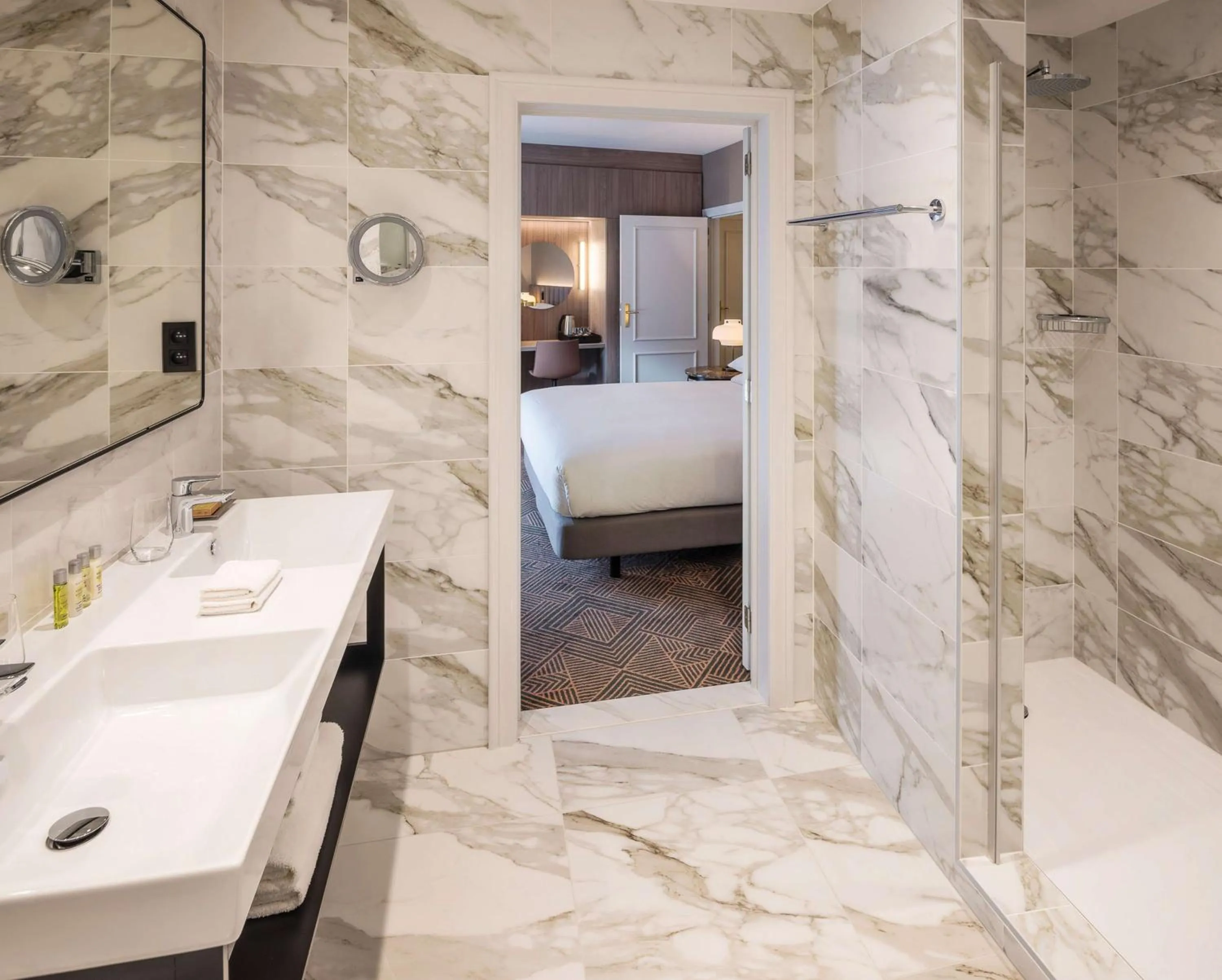 Bathroom in Hilton Brussels Grand Place