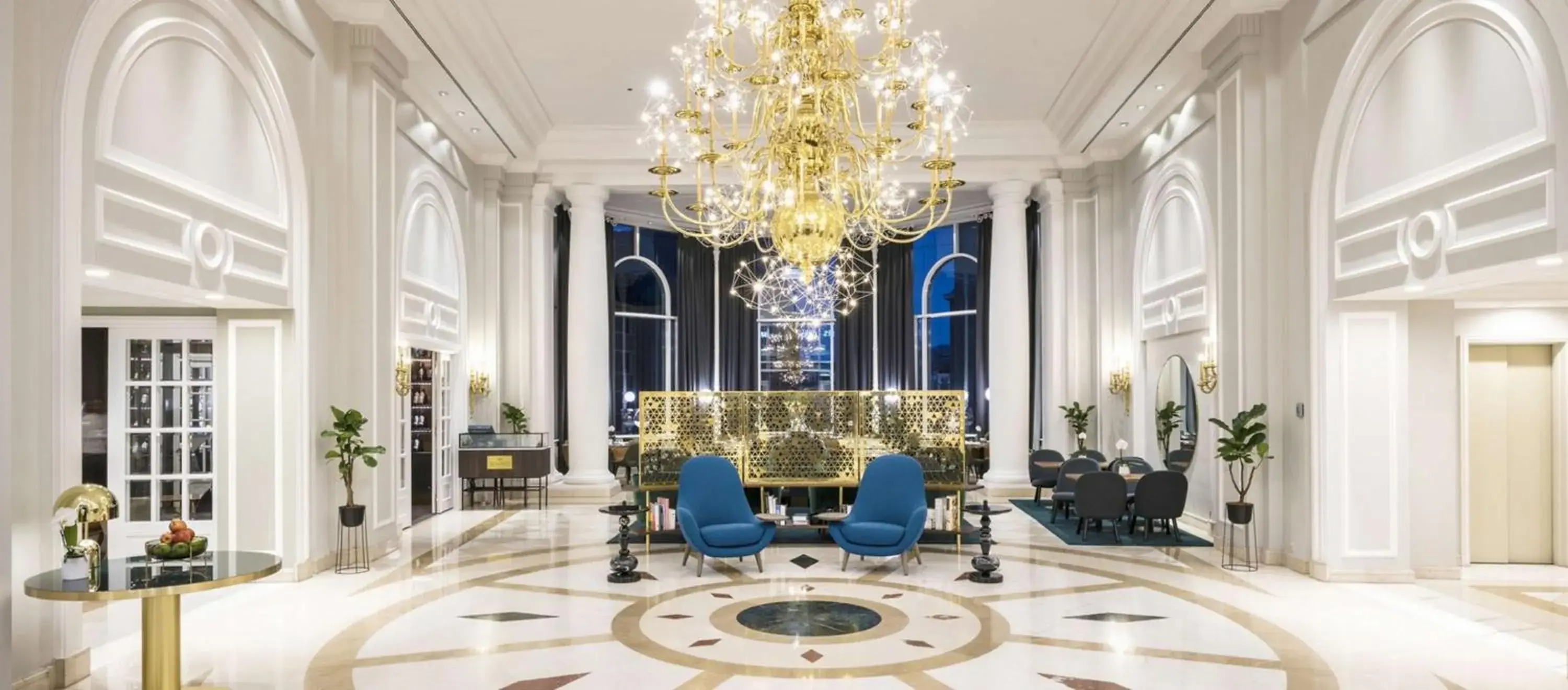 Lobby or reception in Hilton Brussels Grand Place Lobby or reception in Hilton Brussels Grand Place