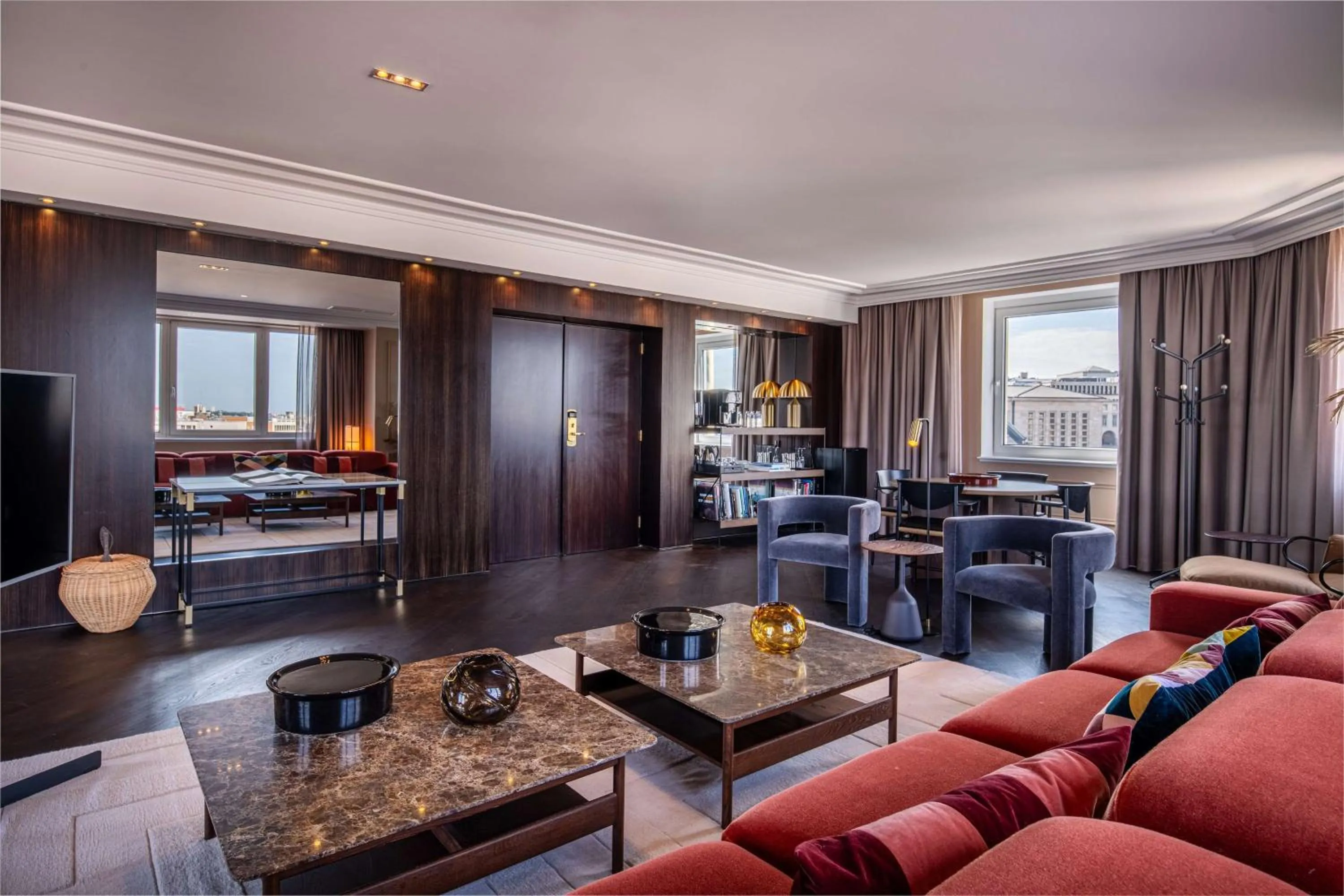 Living room in Hilton Brussels Grand Place