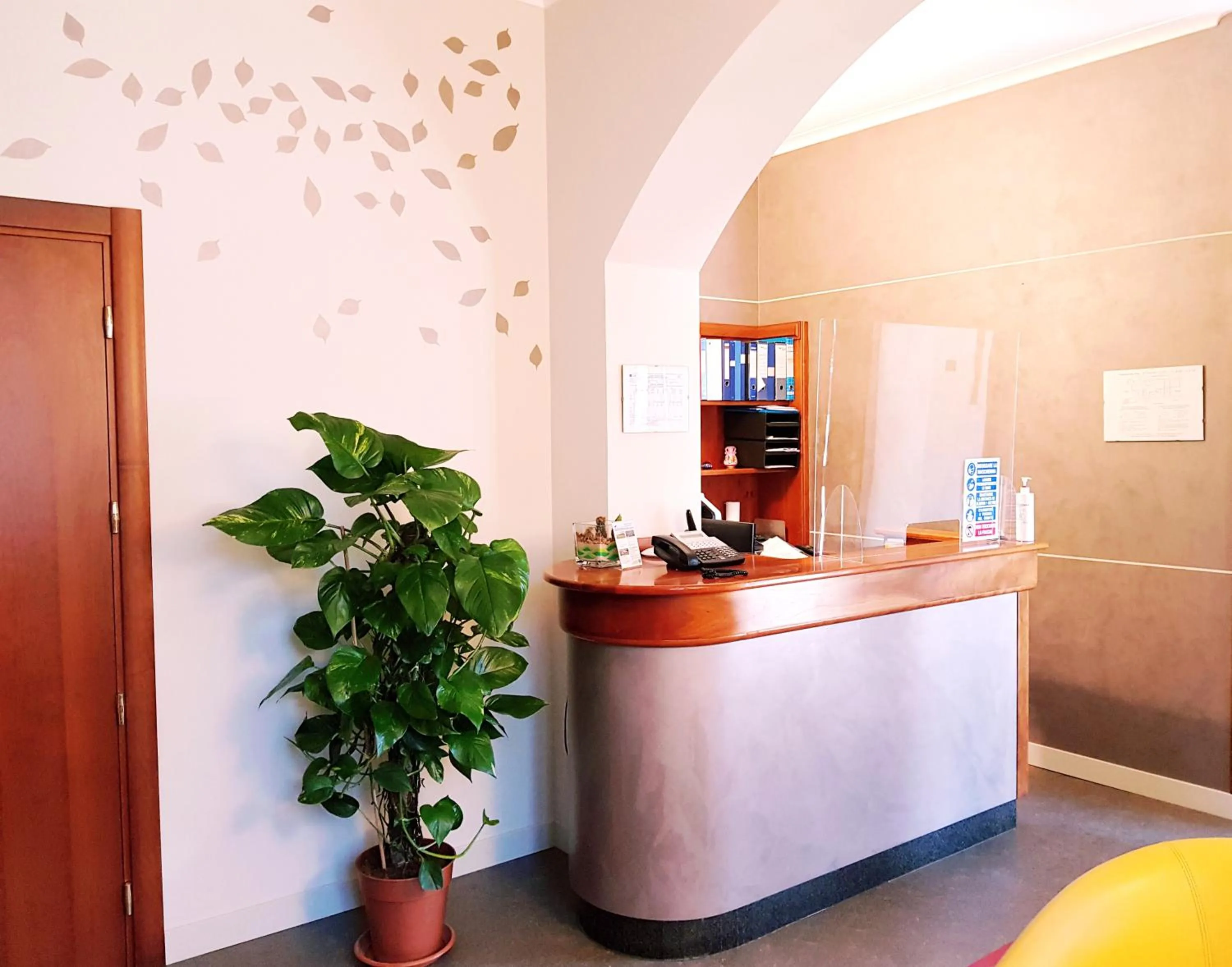 Decorative detail in Hotel Cavour