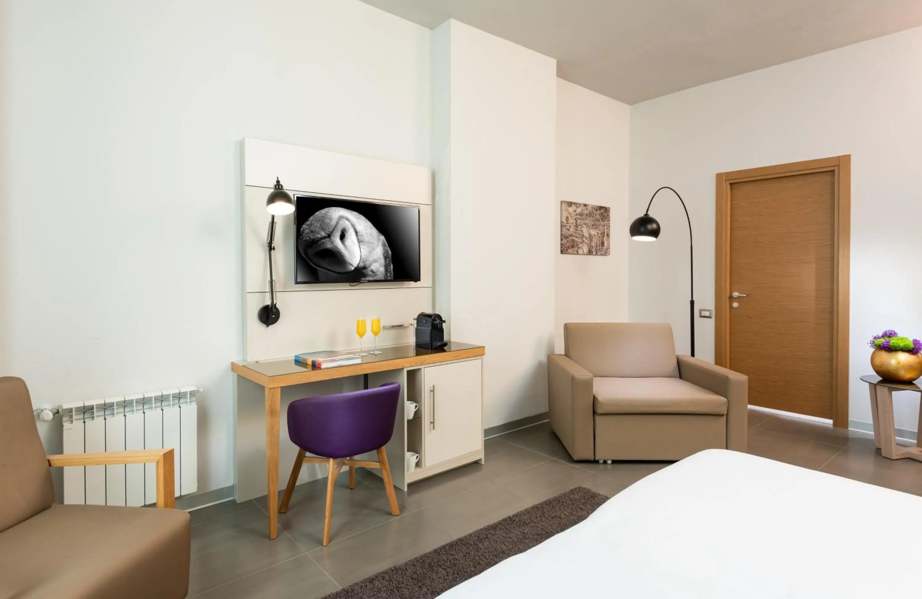 Bedroom, Bed in NYX Hotel Milan by Leonardo Hotels