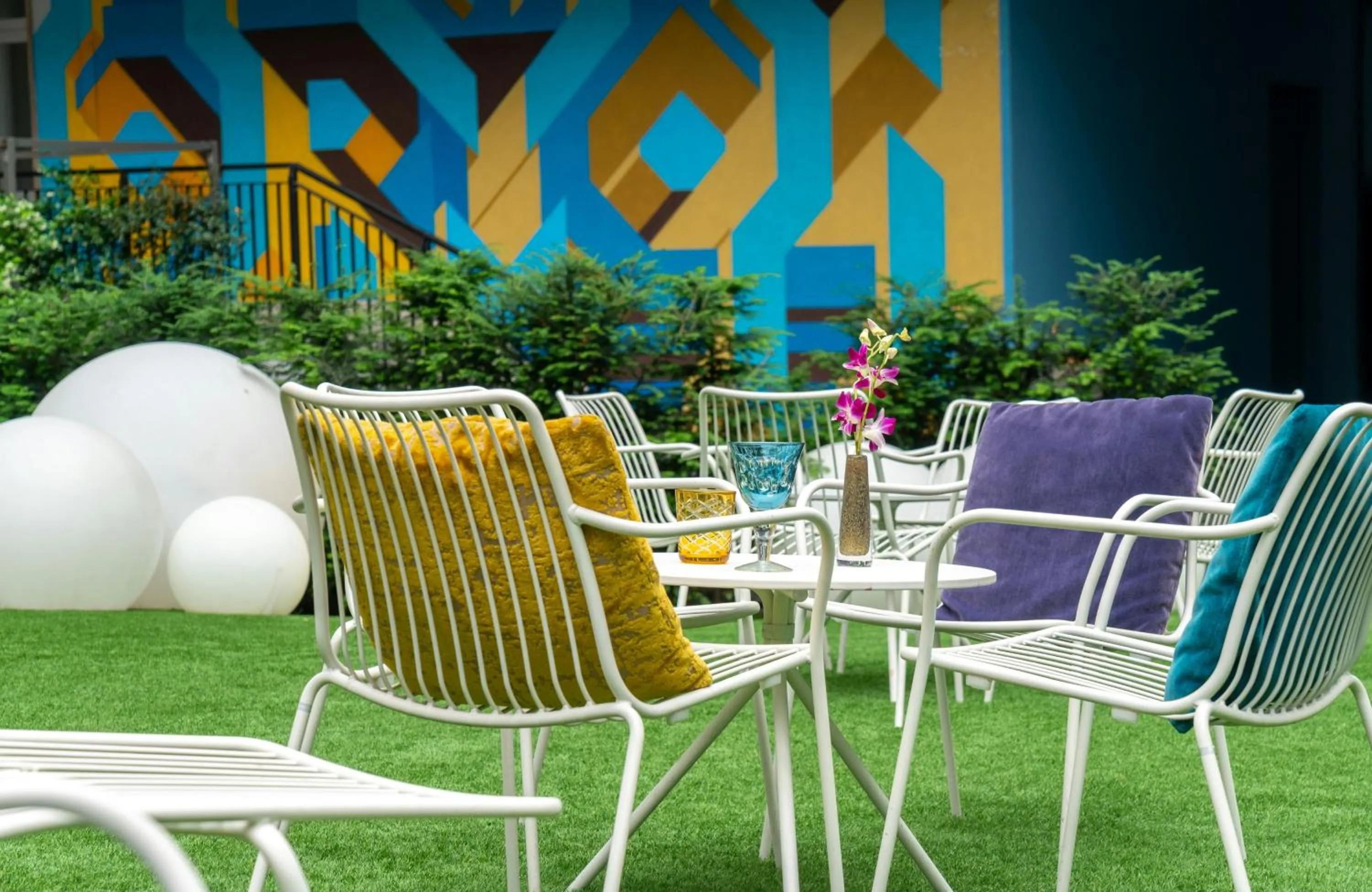 Garden view in NYX Hotel Milan by Leonardo Hotels