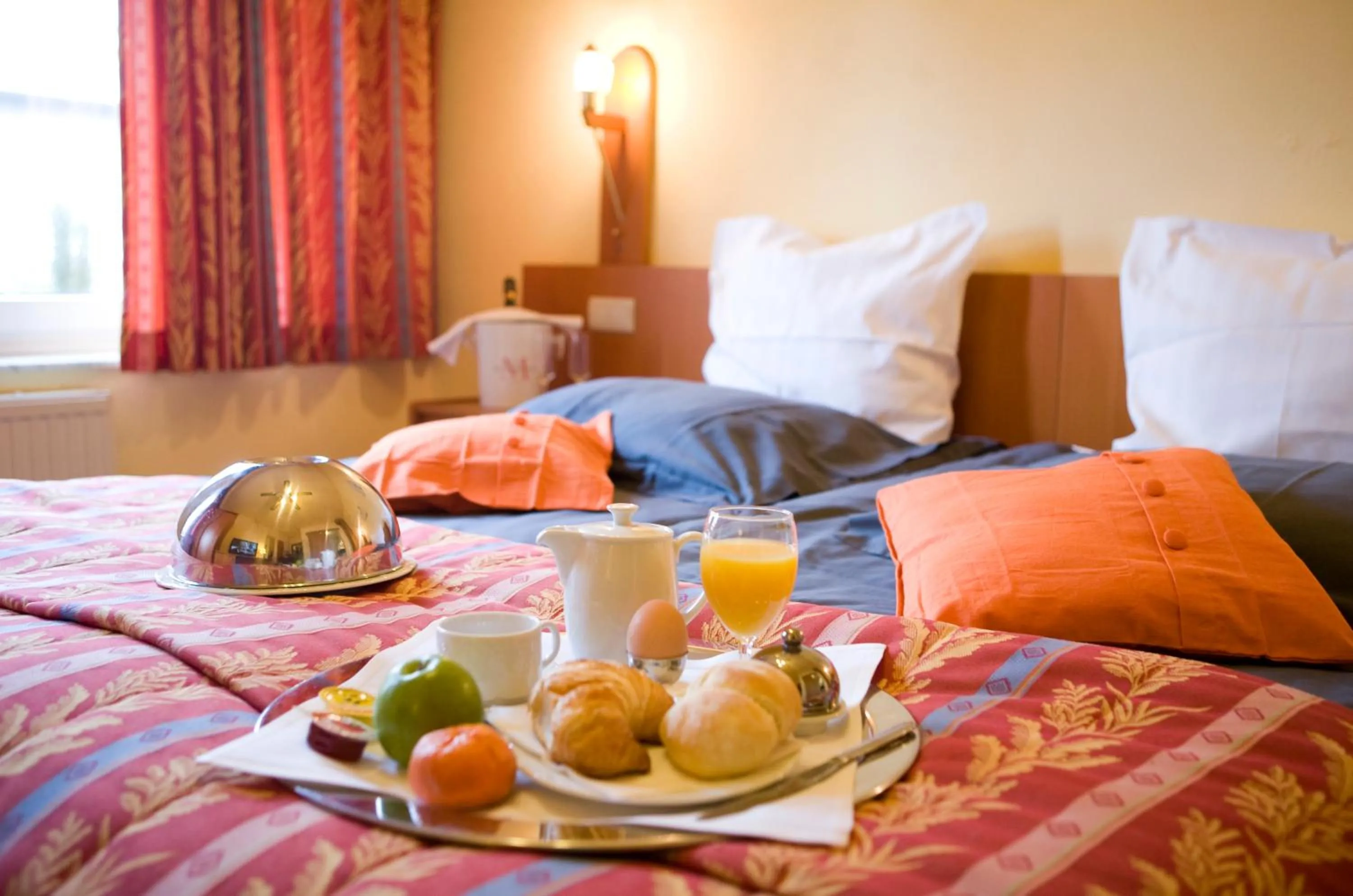 Decorative detail, Bed in Hotel 'T Hert