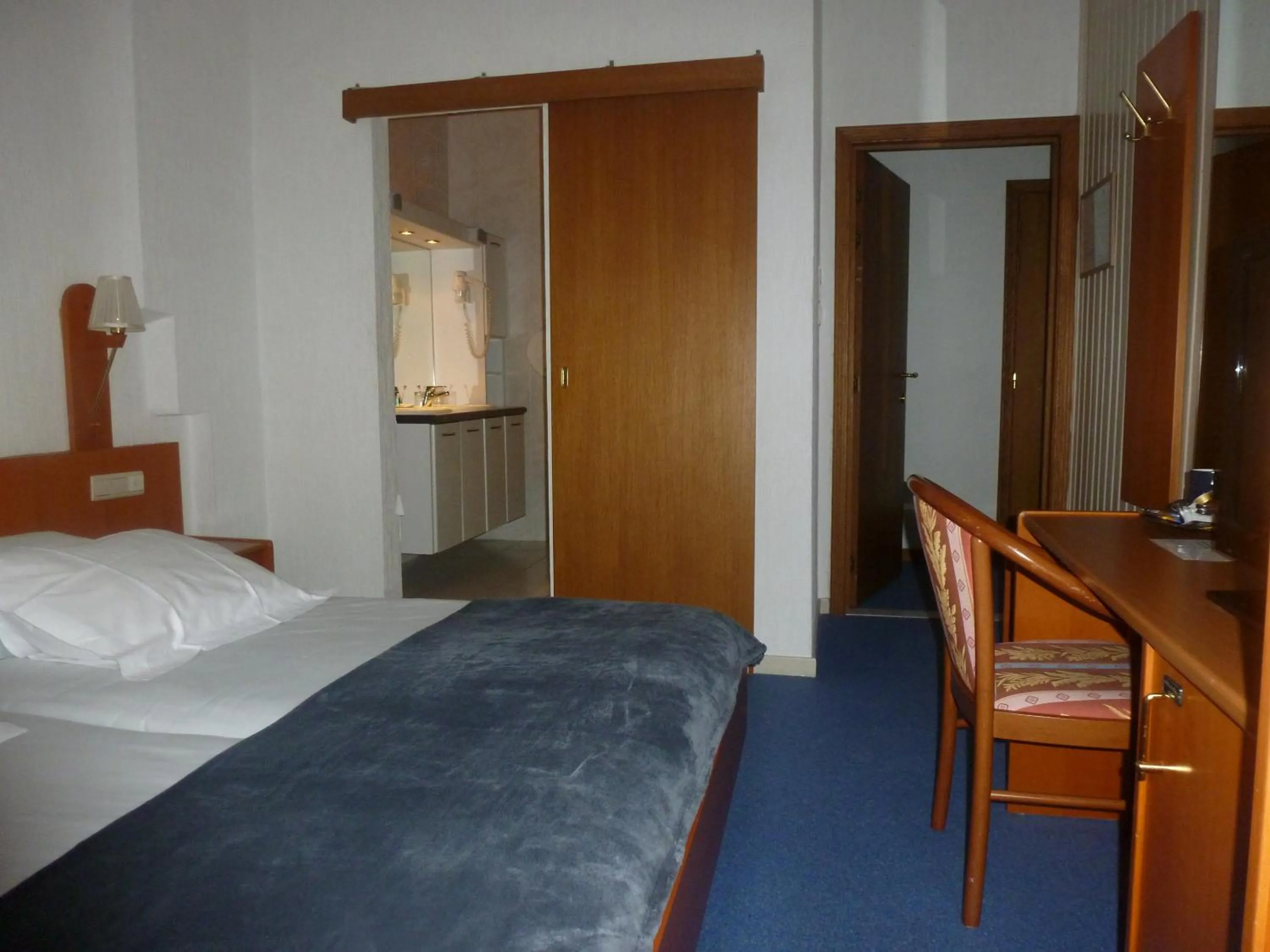 Decorative detail, Bed in Hotel 'T Hert