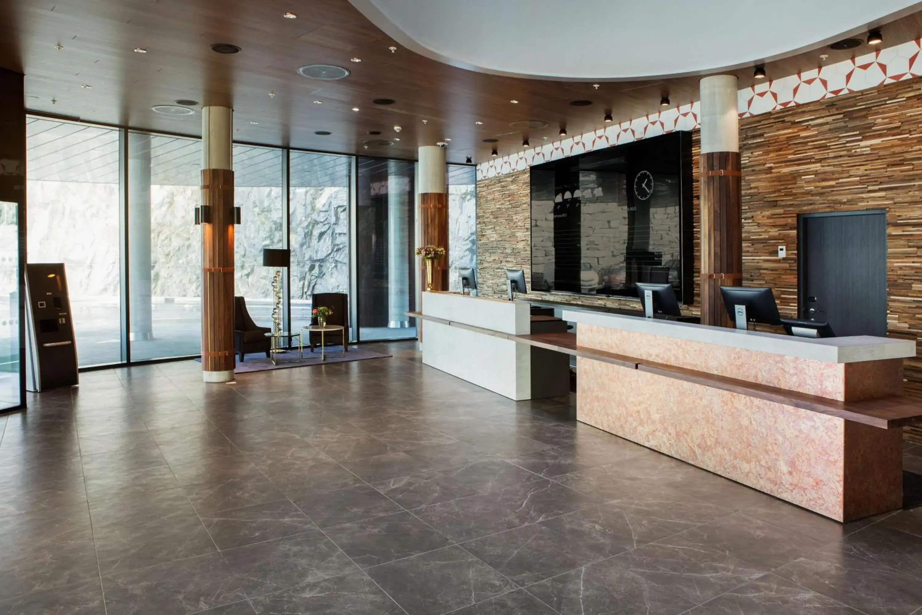 Lobby or reception in Scandic Flesland Airport Lobby or reception in Scandic Flesland Airport