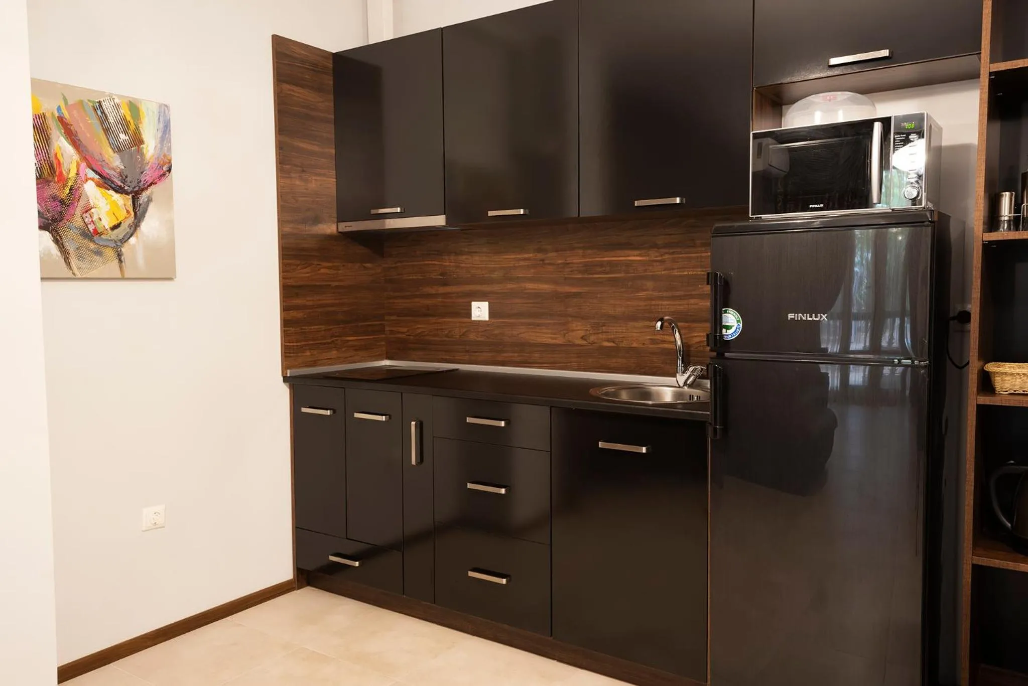 Coffee/tea facilities in Green Paradise Deluxe Apartments