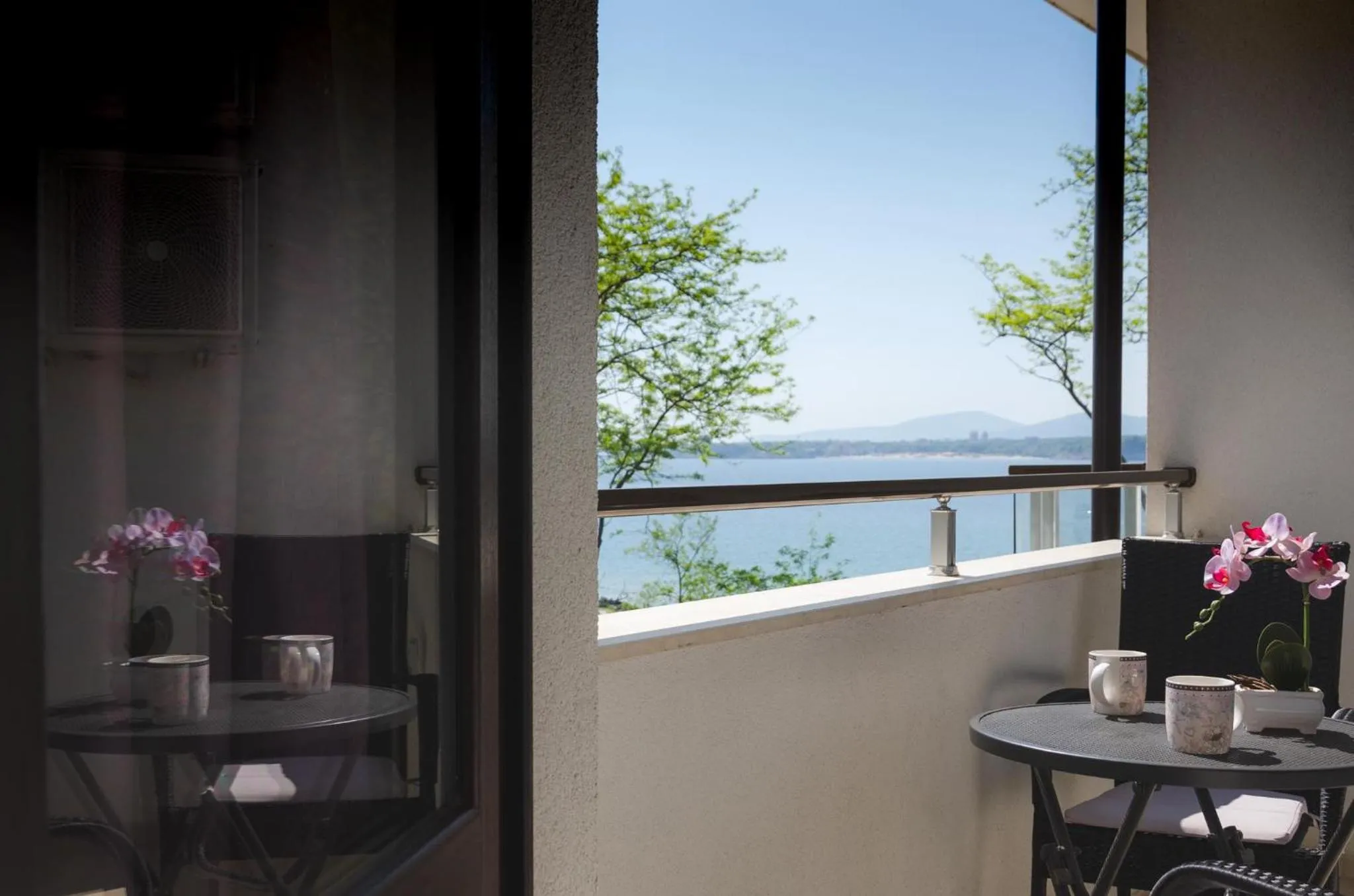 Sea view in Green Paradise Deluxe Apartments