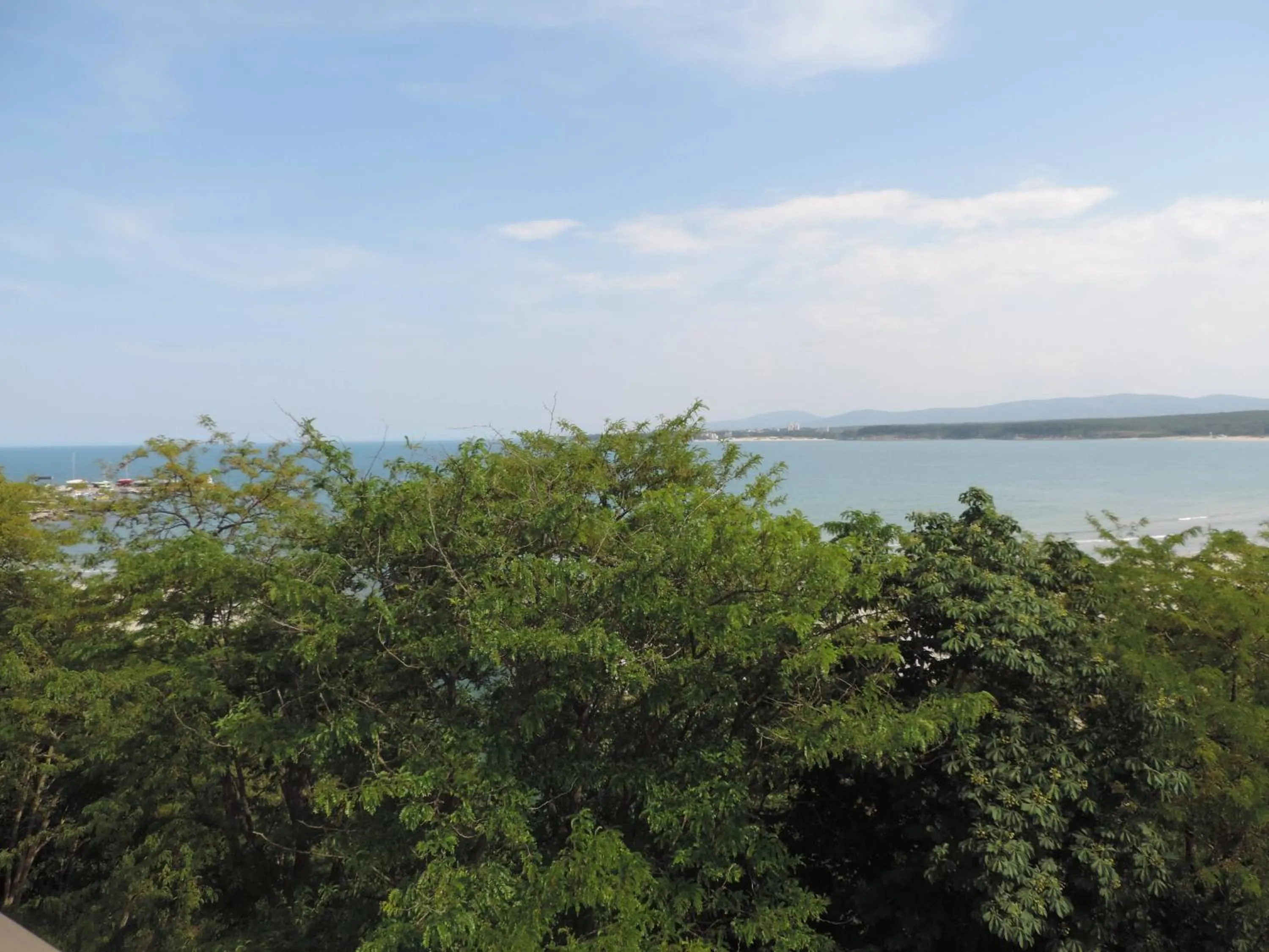 Sea view in Green Paradise Deluxe Apartments