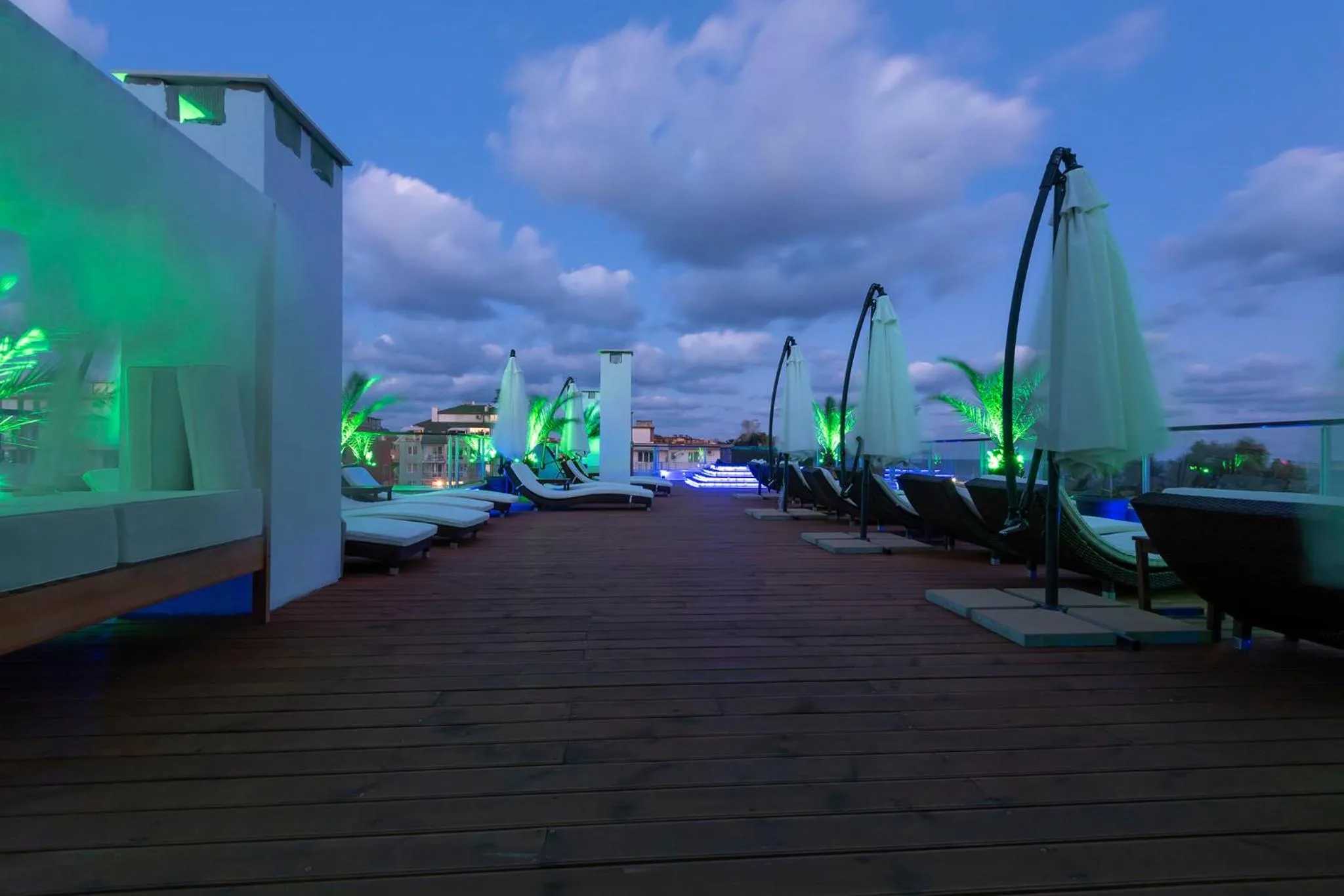 Balcony/Terrace in Green Paradise Deluxe Apartments