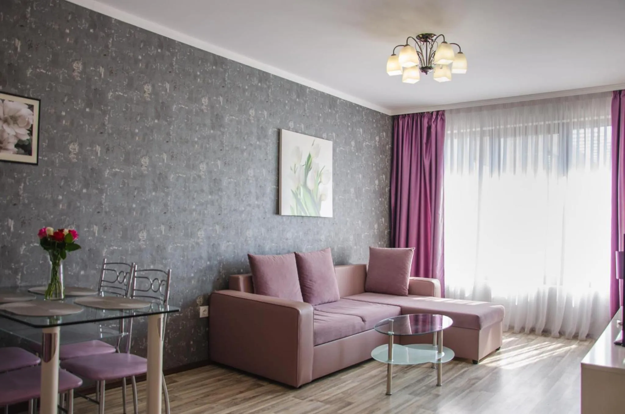 Living room in Green Paradise Deluxe Apartments