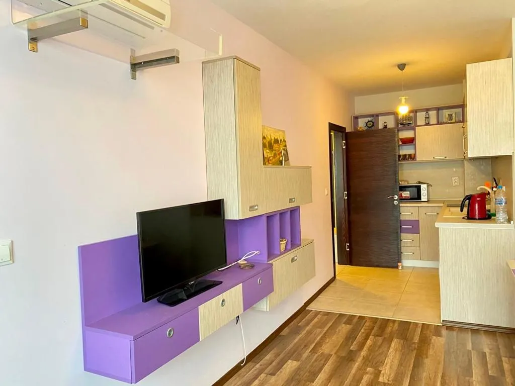 TV and multimedia in Green Paradise Deluxe Apartments