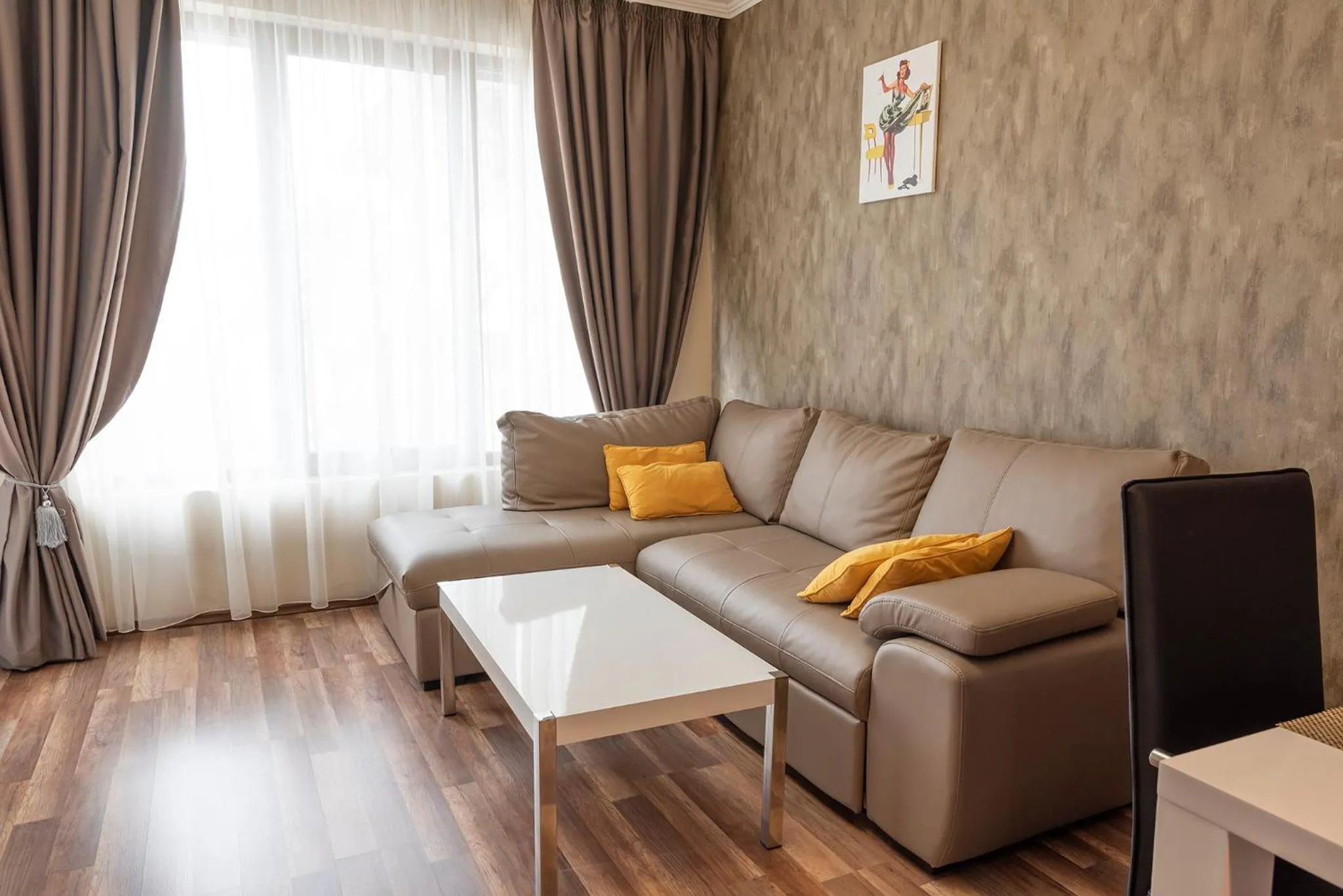 Living room in Green Paradise Deluxe Apartments