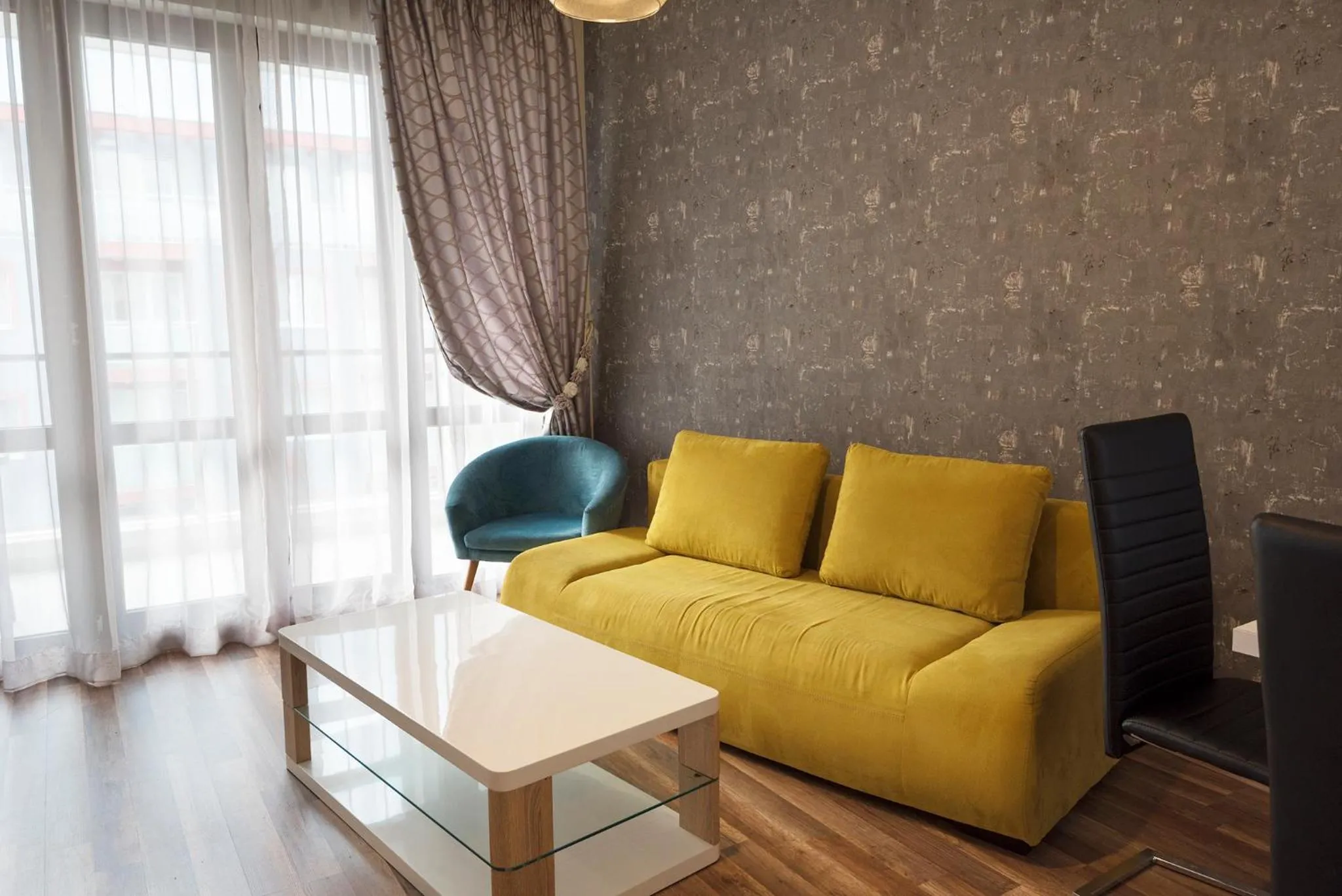Living room in Green Paradise Deluxe Apartments