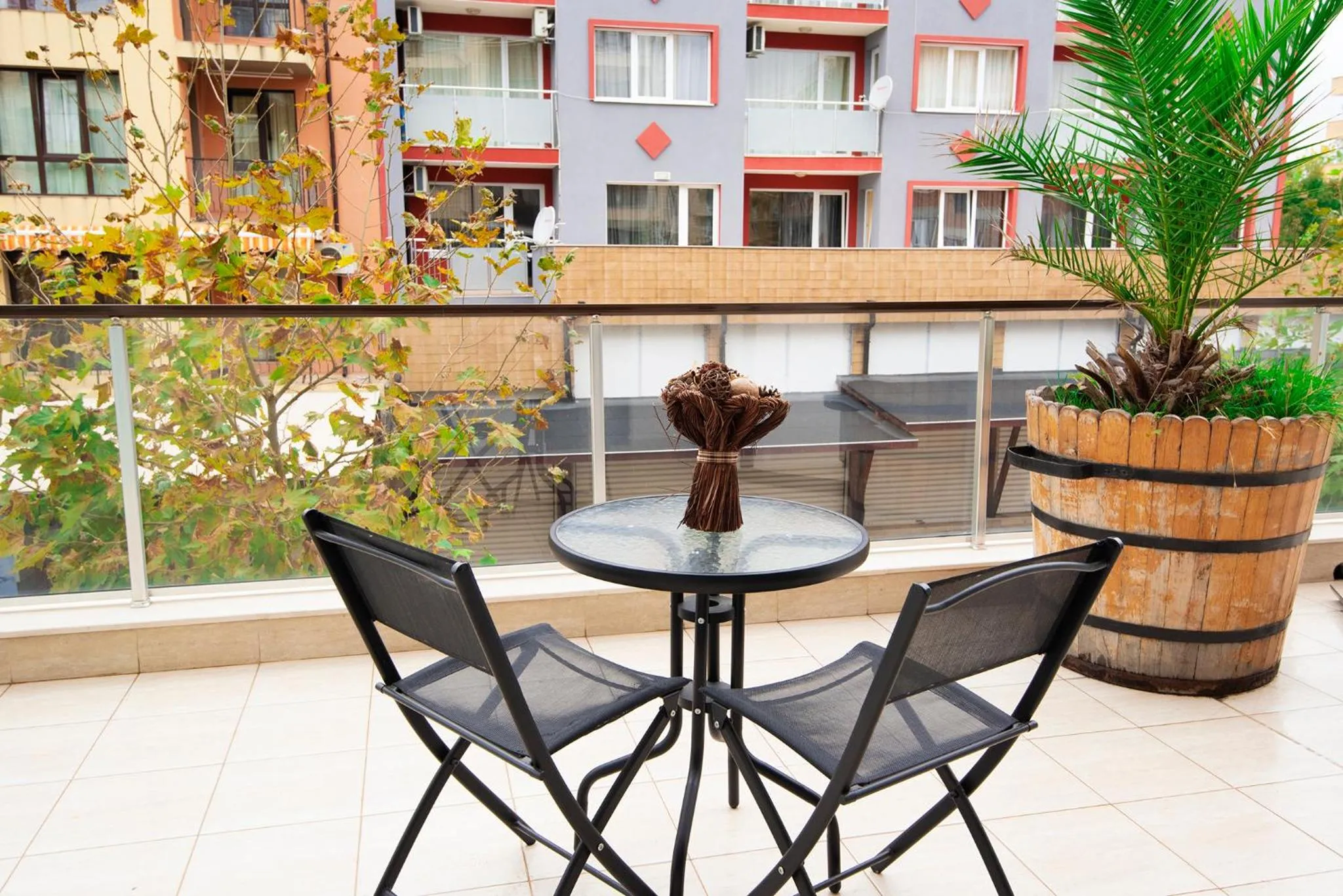 Patio in Green Paradise Deluxe Apartments