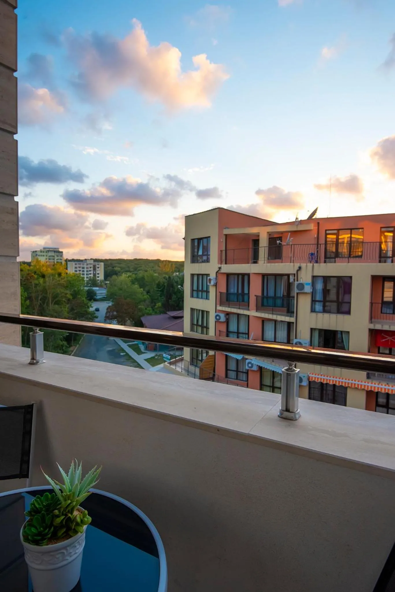 Balcony/Terrace in Green Paradise Deluxe Apartments