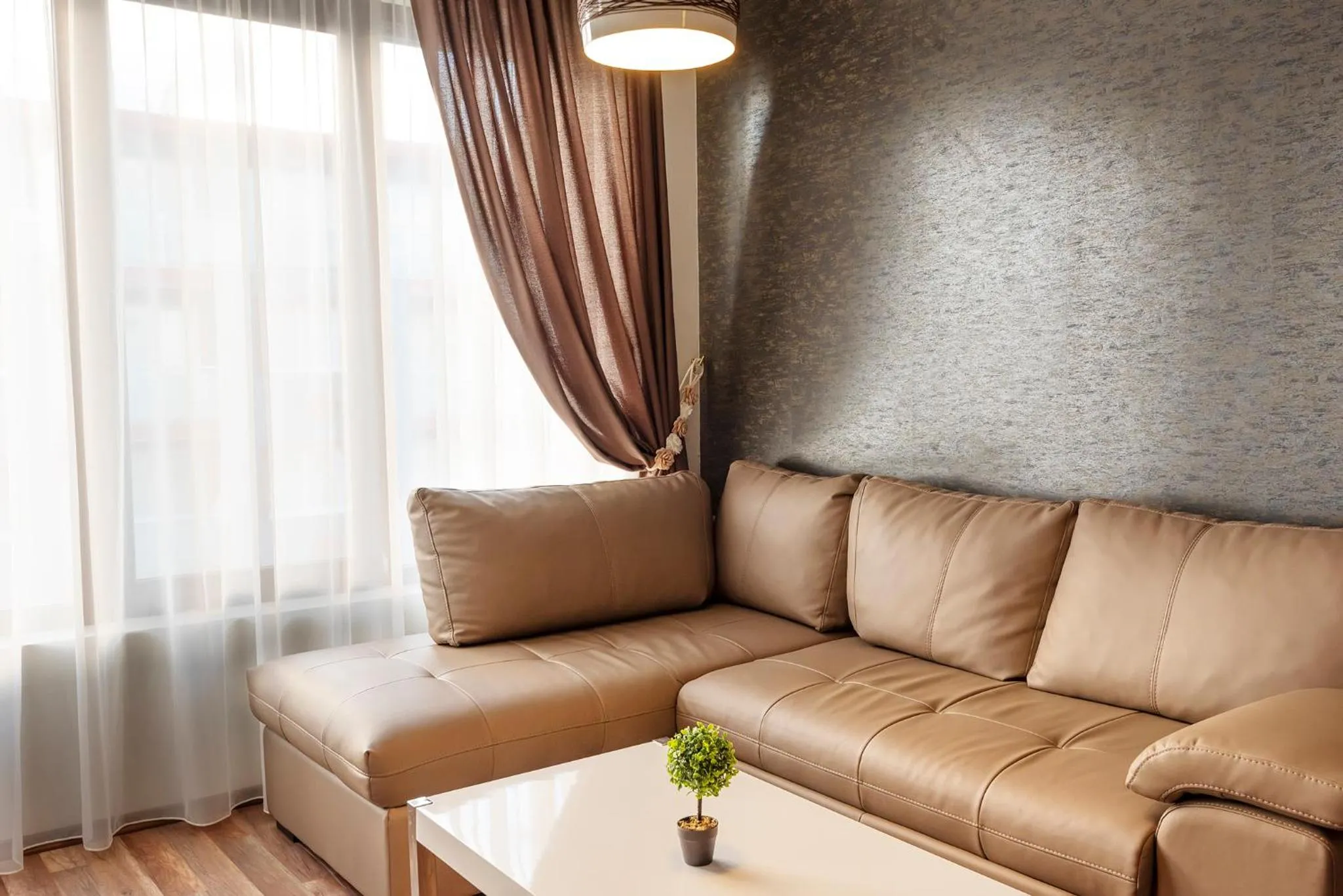 Living room in Green Paradise Deluxe Apartments